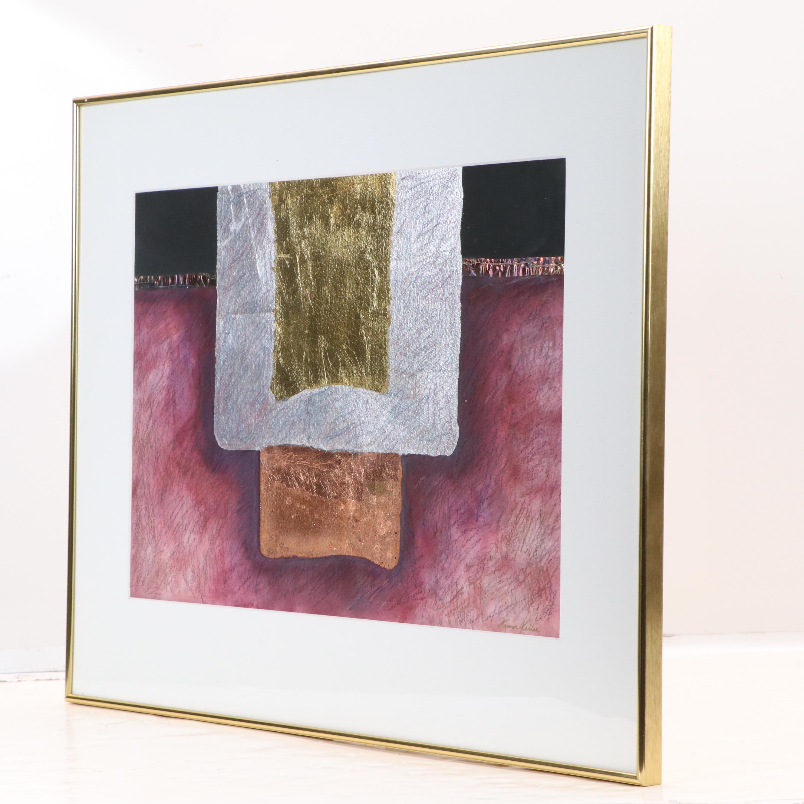 Armor Keller Abstract Mixed Media Painting