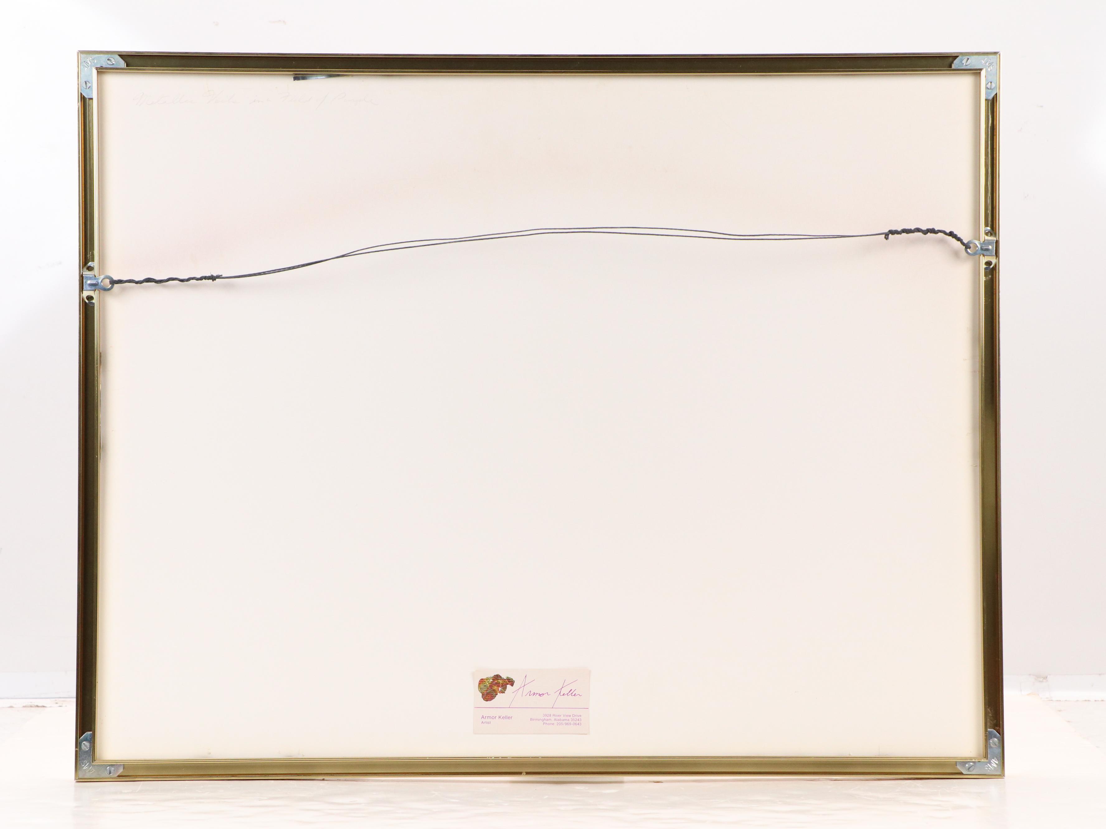 Armor Keller Abstract Mixed Media Painting