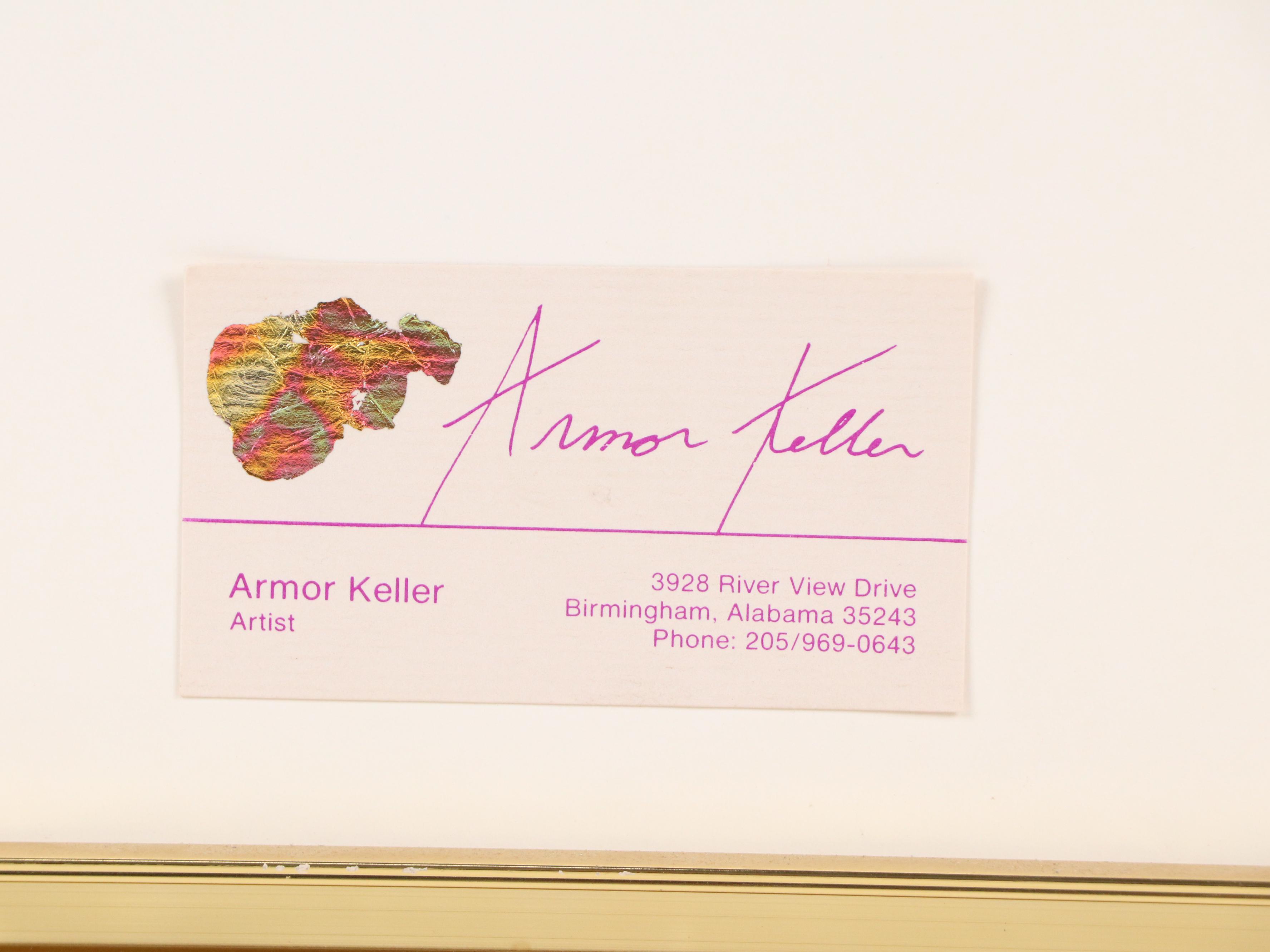 Armor Keller Abstract Mixed Media Painting