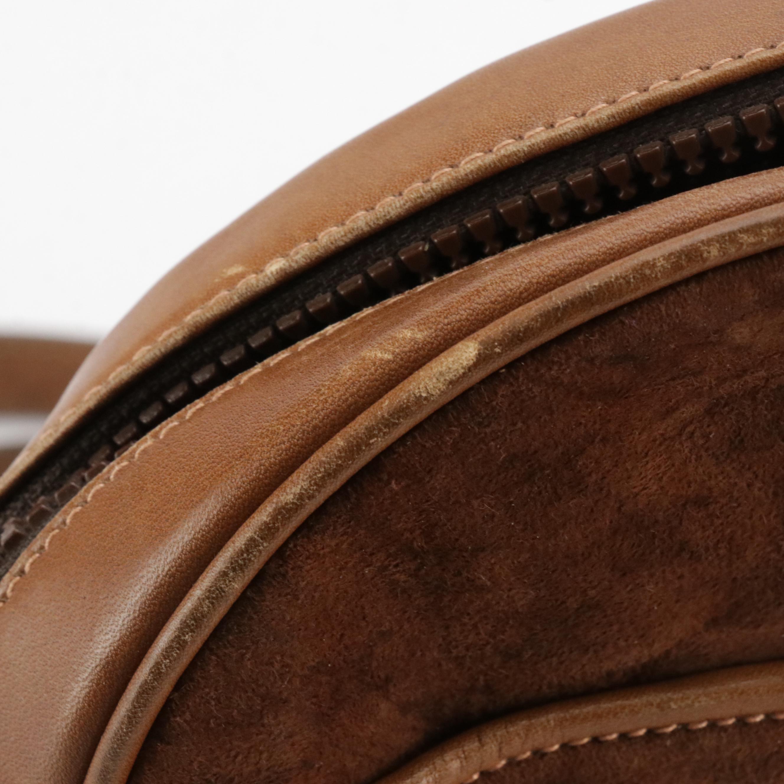 Celine Camera Bag in Macadam Printed Suede with Leather Trim