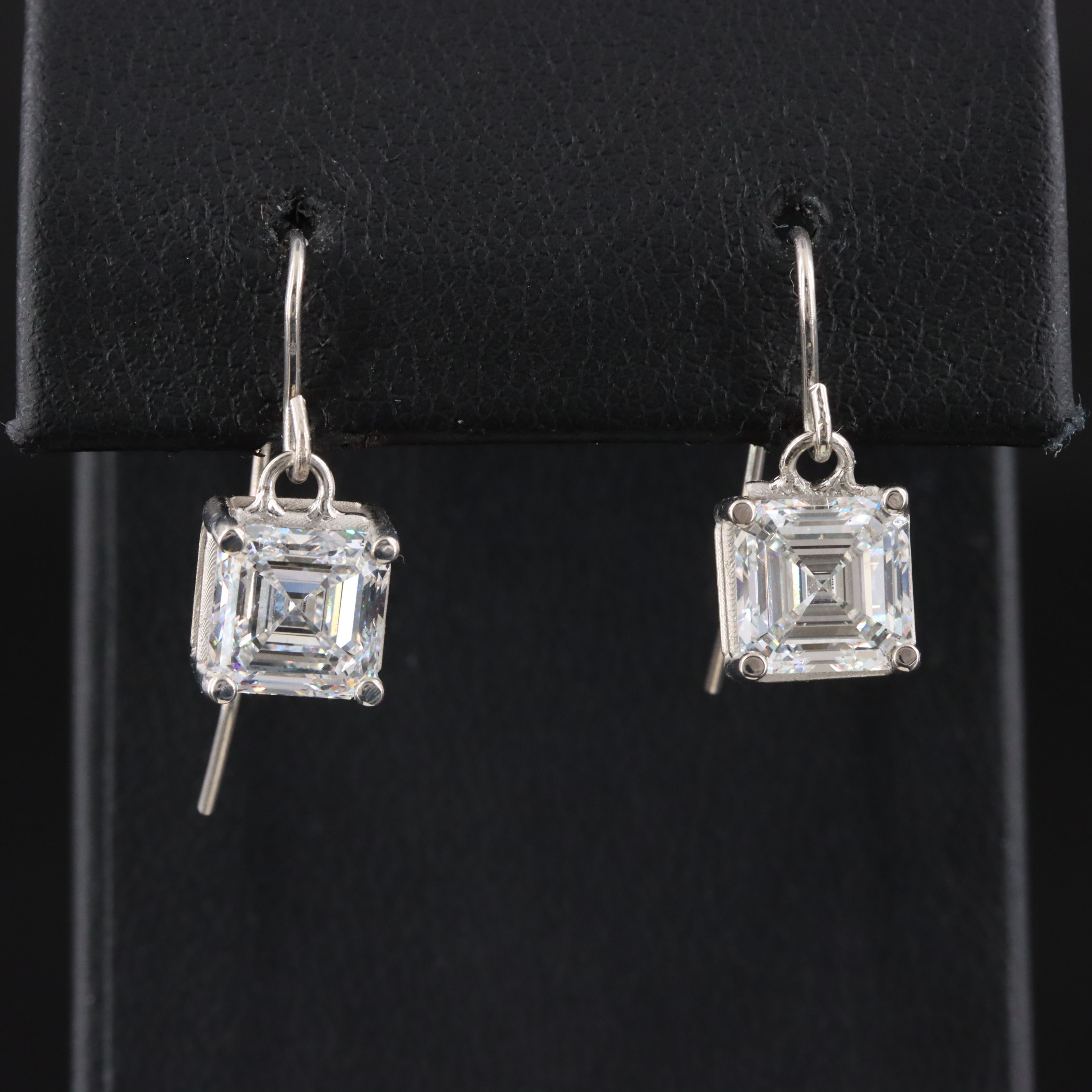 14K 3.83 CTW Lab Grown Diamond Earrings with IGI Reports