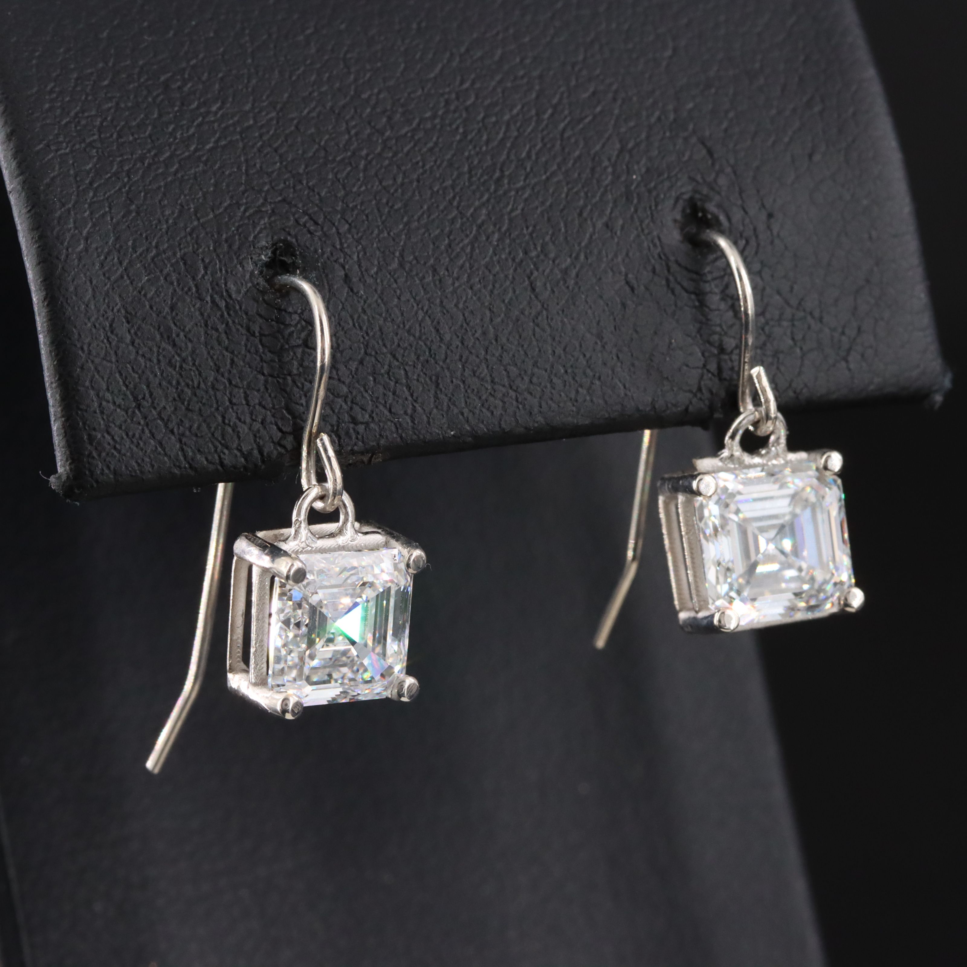 14K 3.83 CTW Lab Grown Diamond Earrings with IGI Reports