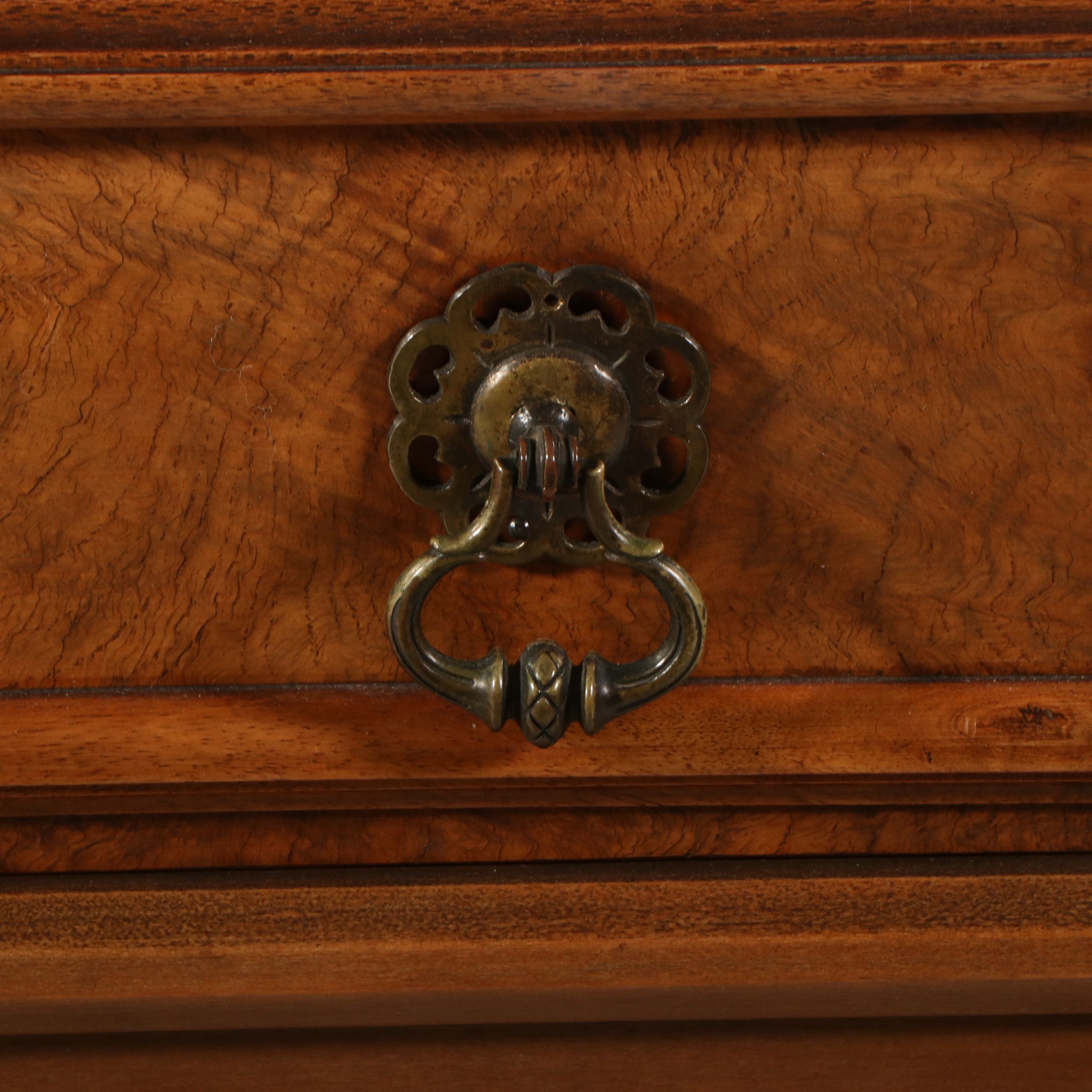 Berkey & Gay Jacobean Revival Walnut Bar or China Cabinet, Early to Mid-20th C.