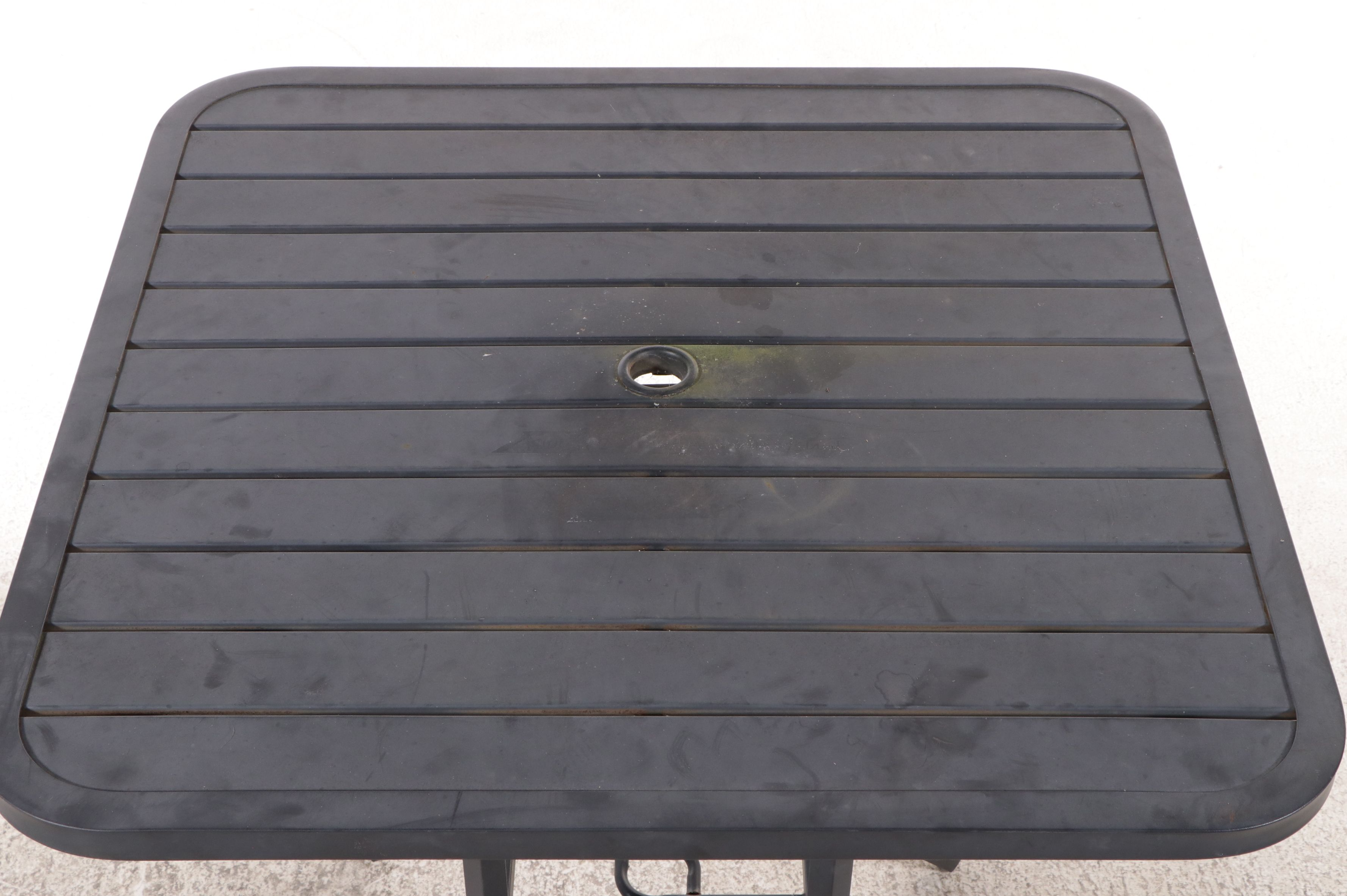 Patio Hightop Dining Set with Umbrella