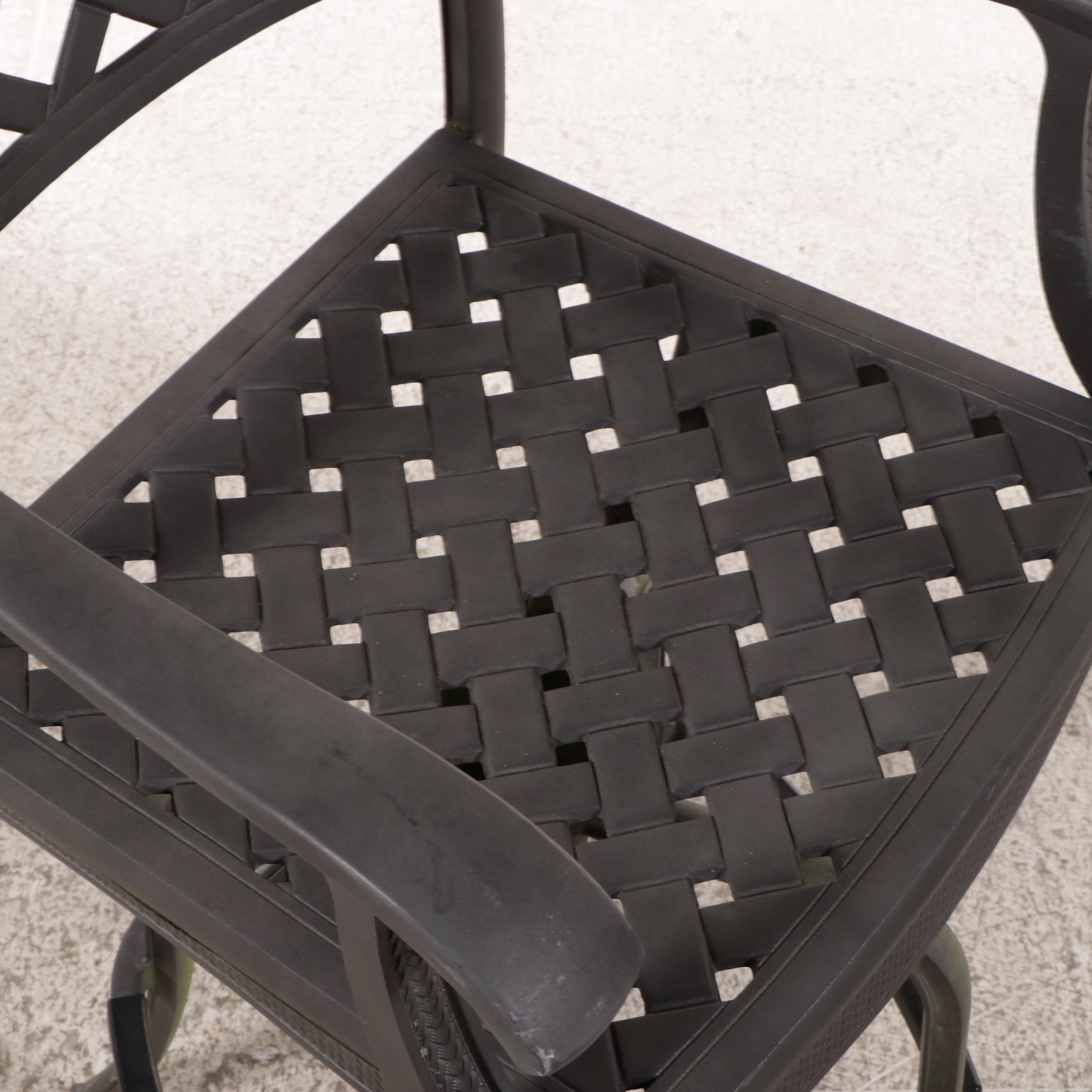 Patio Hightop Dining Set with Umbrella