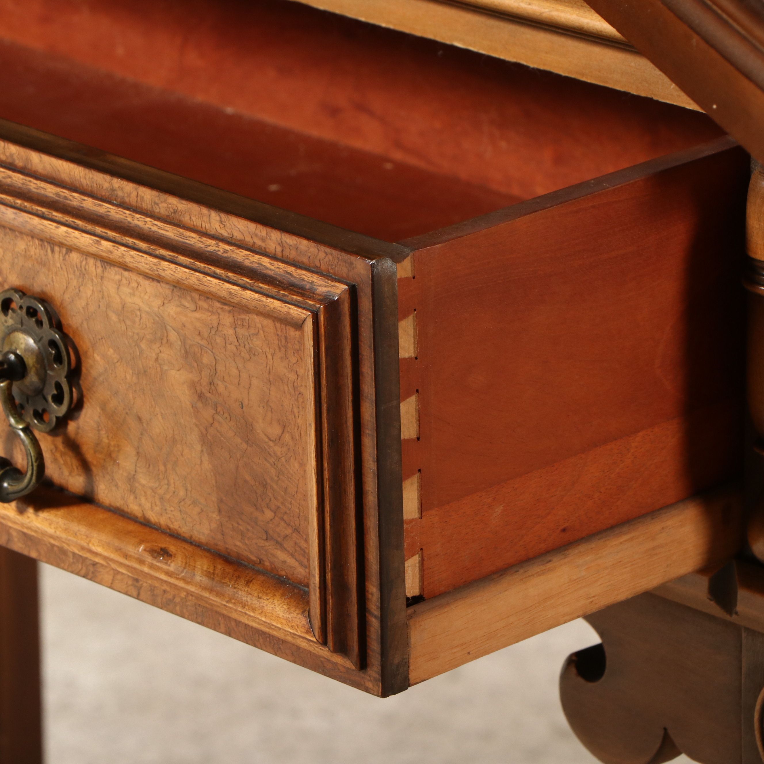 Berkey & Gay Jacobean Revival Walnut Bar or China Cabinet, Early to Mid-20th C.