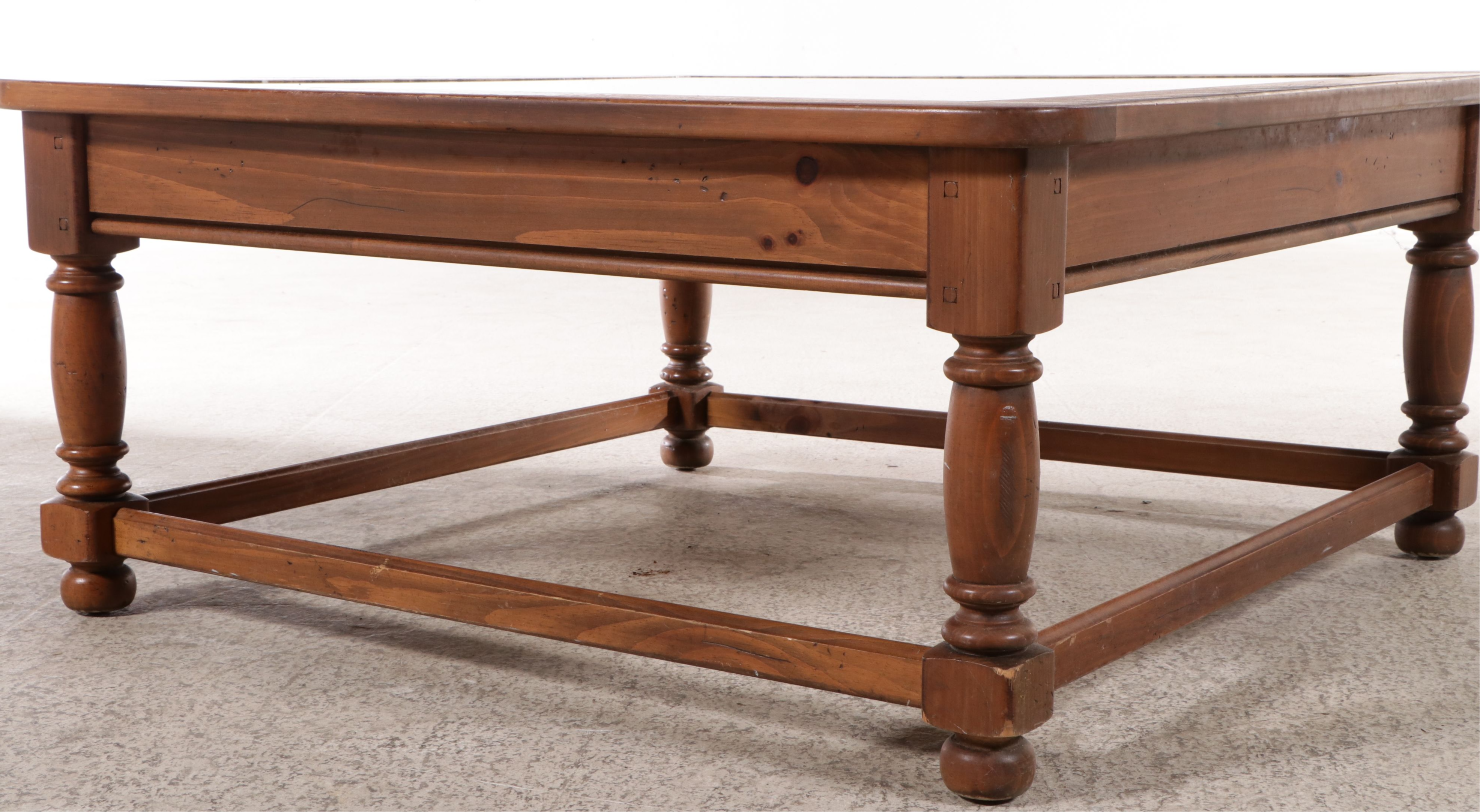 Hammary Coffee Table with Inlaid Geometric Design