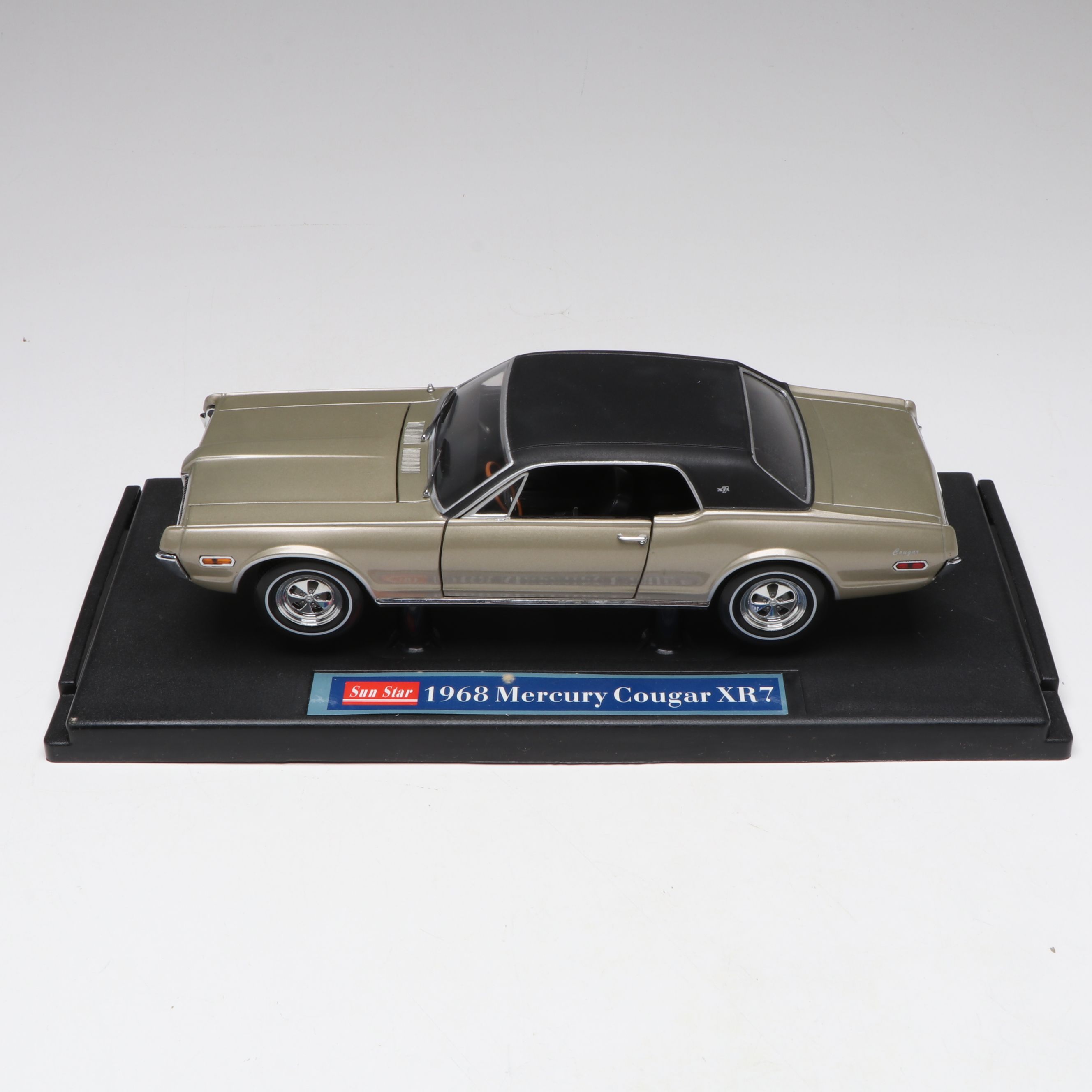 1968 Mercury Cougar XR7 with Other Diecast Vehicles
