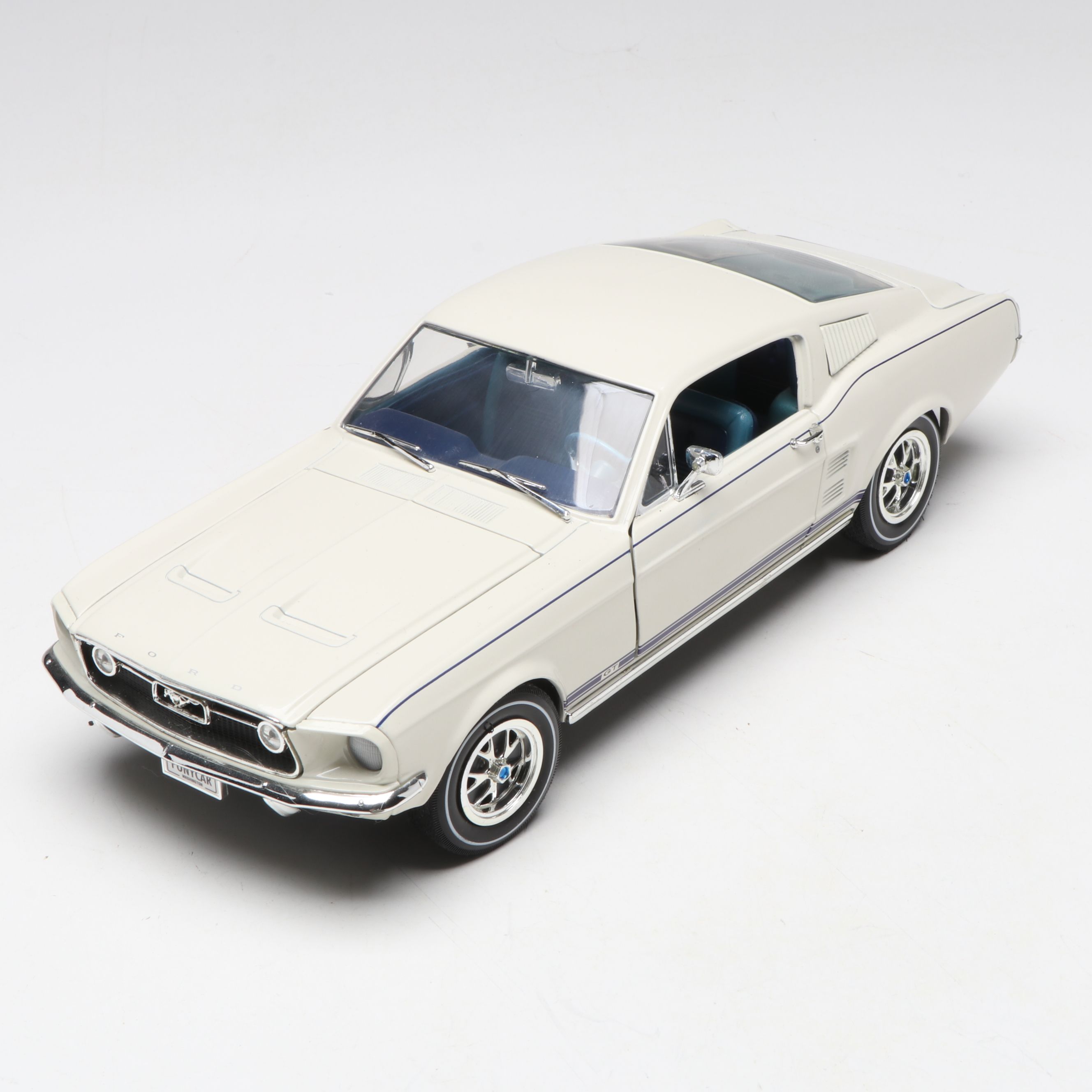 1968 Mercury Cougar XR7 with Other Diecast Vehicles