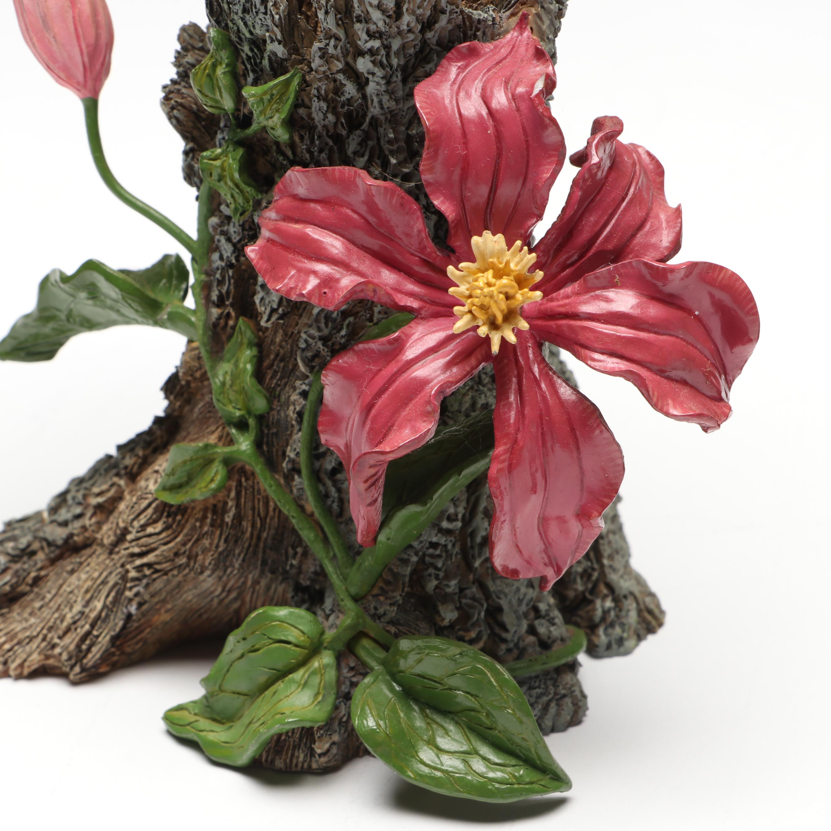 The Danbury Mint "Sapphire Song" and "Spring Welcome" Bird Figurines