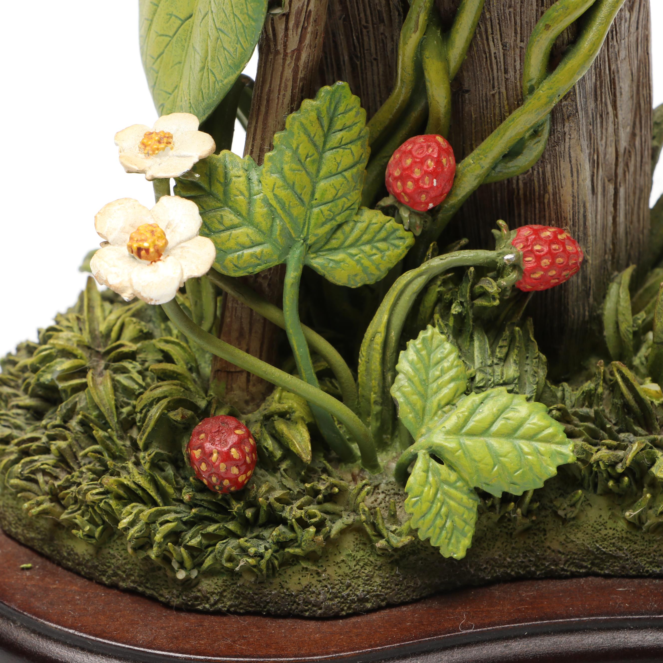 The Danbury Mint "Sapphire Song" and "Spring Welcome" Bird Figurines