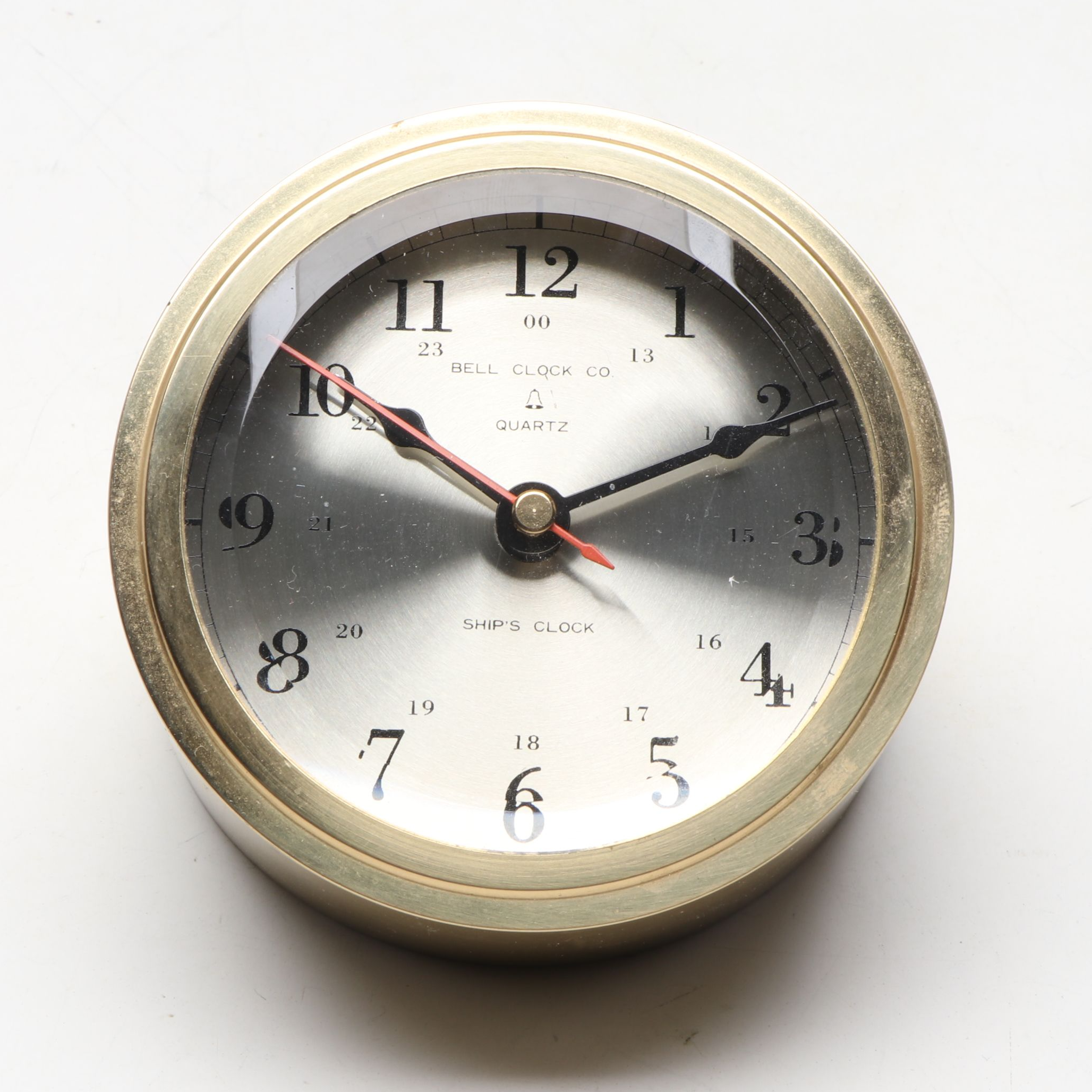 Handcrafted Maple Jewelry Box with Howard Miller and Other Metal Ship's Clock