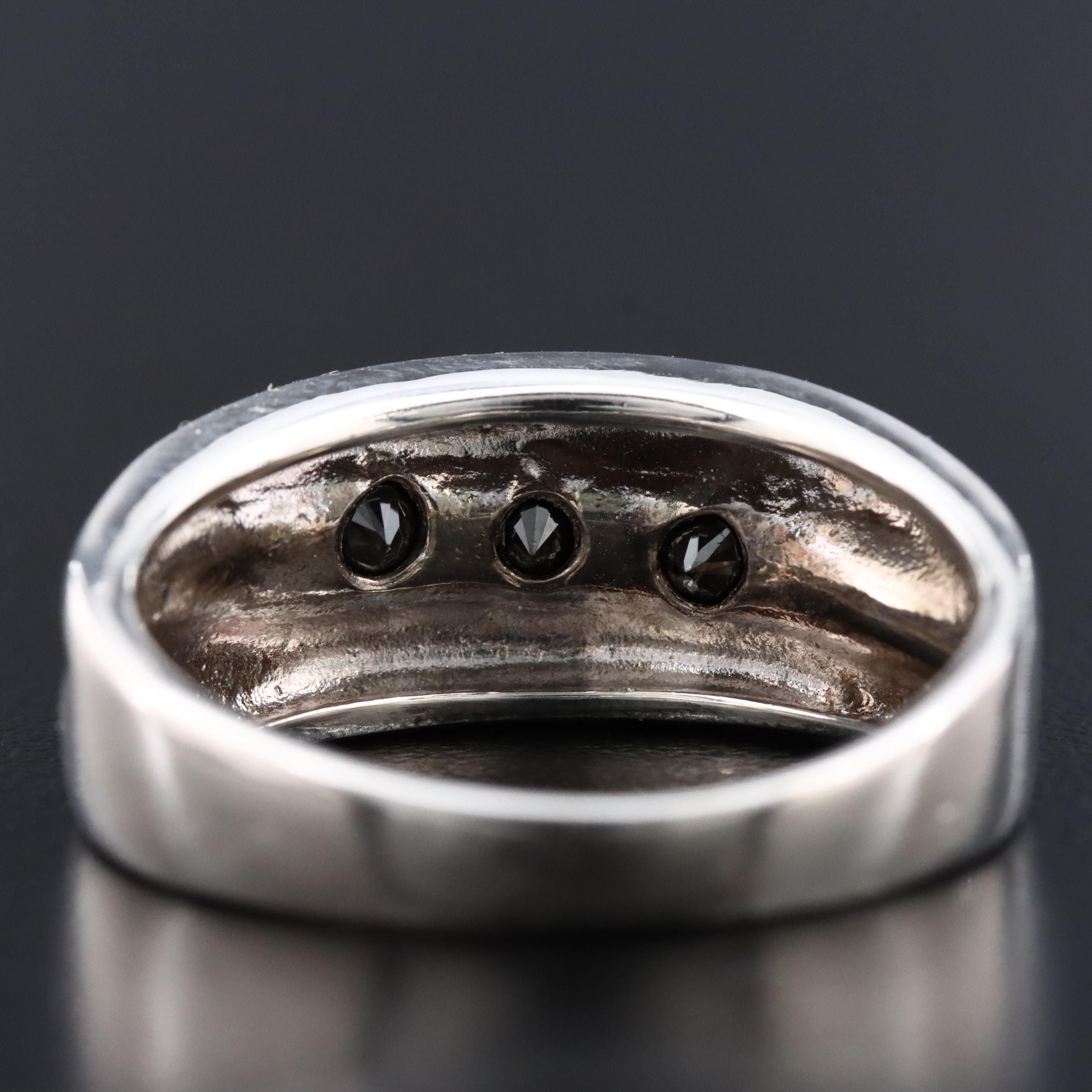 Sterling Diamond Ring