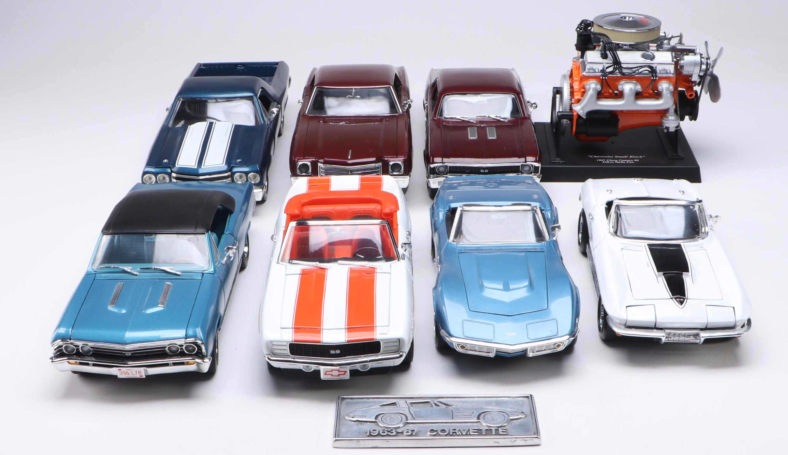 1969 Chevrolet Camaro and Other Diecast Cars