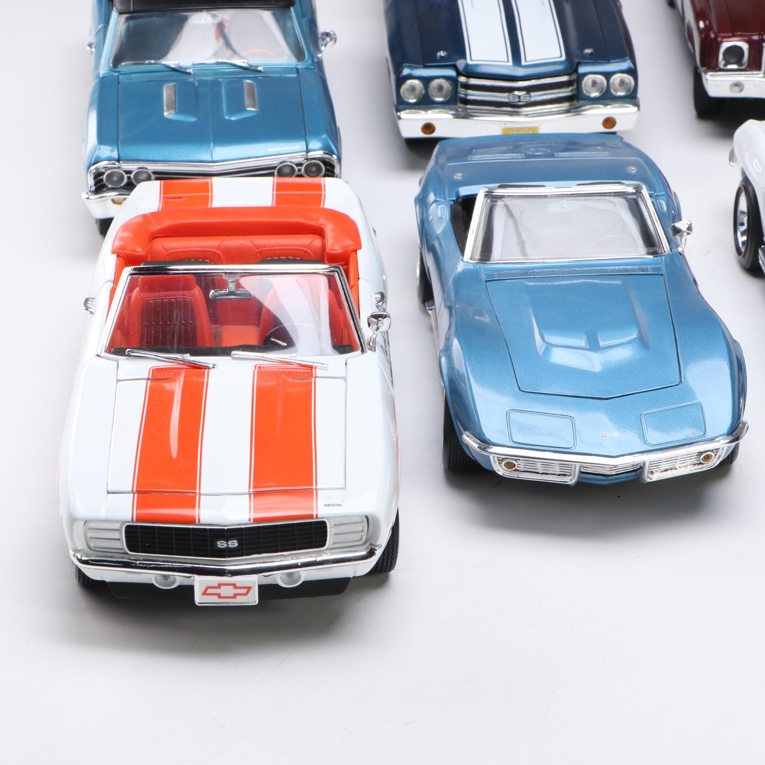 1969 Chevrolet Camaro and Other Diecast Cars