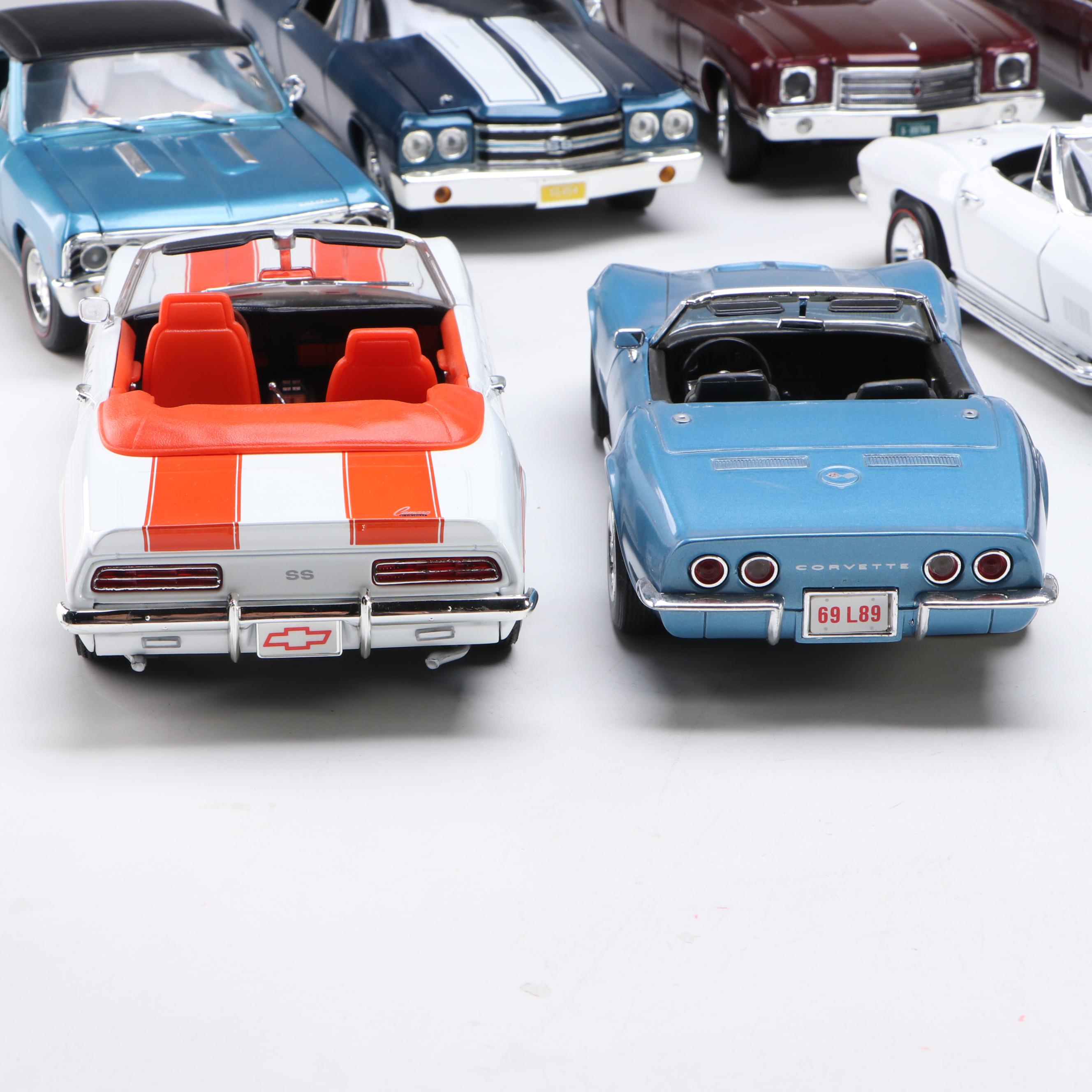 1969 Chevrolet Camaro and Other Diecast Cars