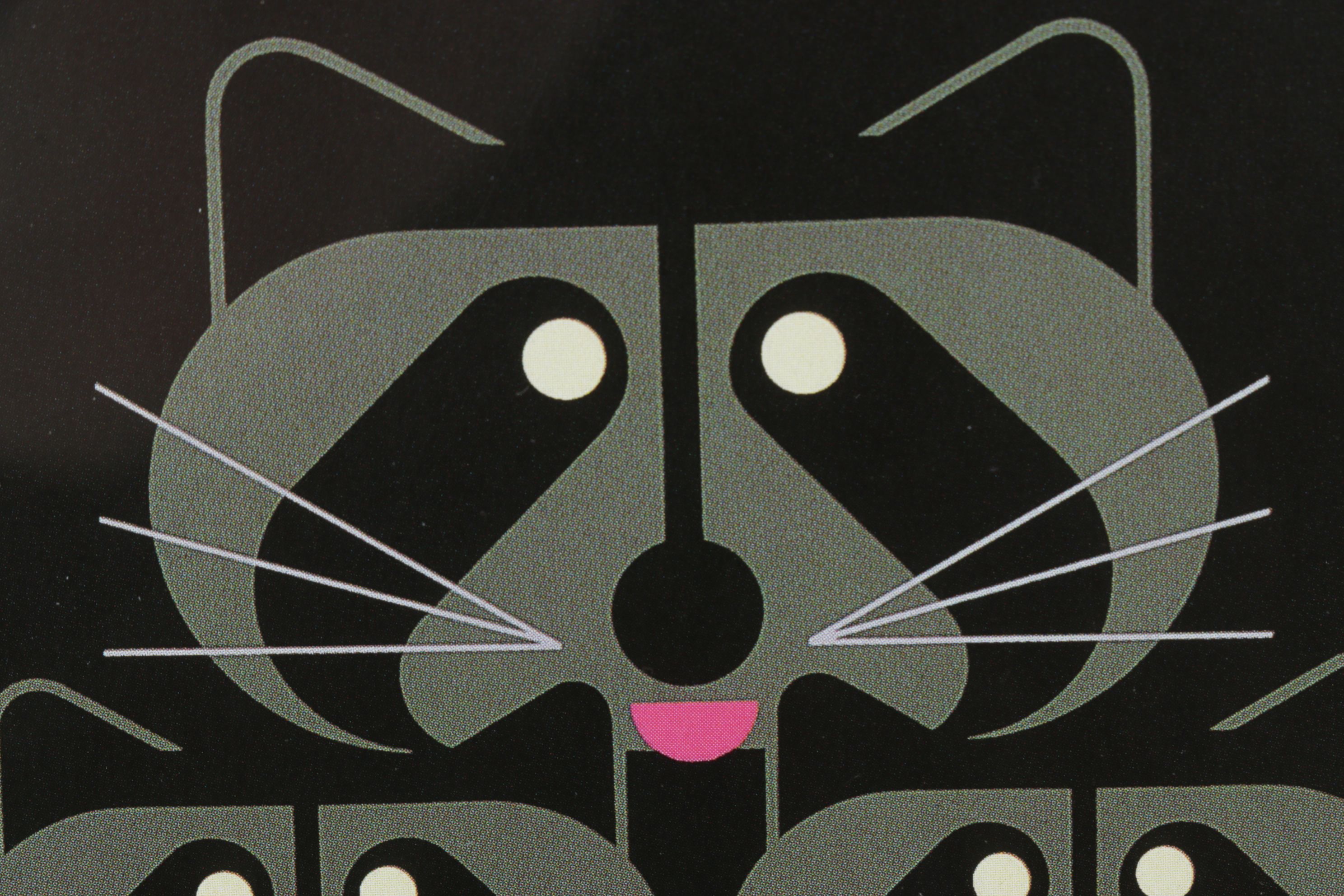 Offset Lithograph after Charley Harper "Watermelon Moon"