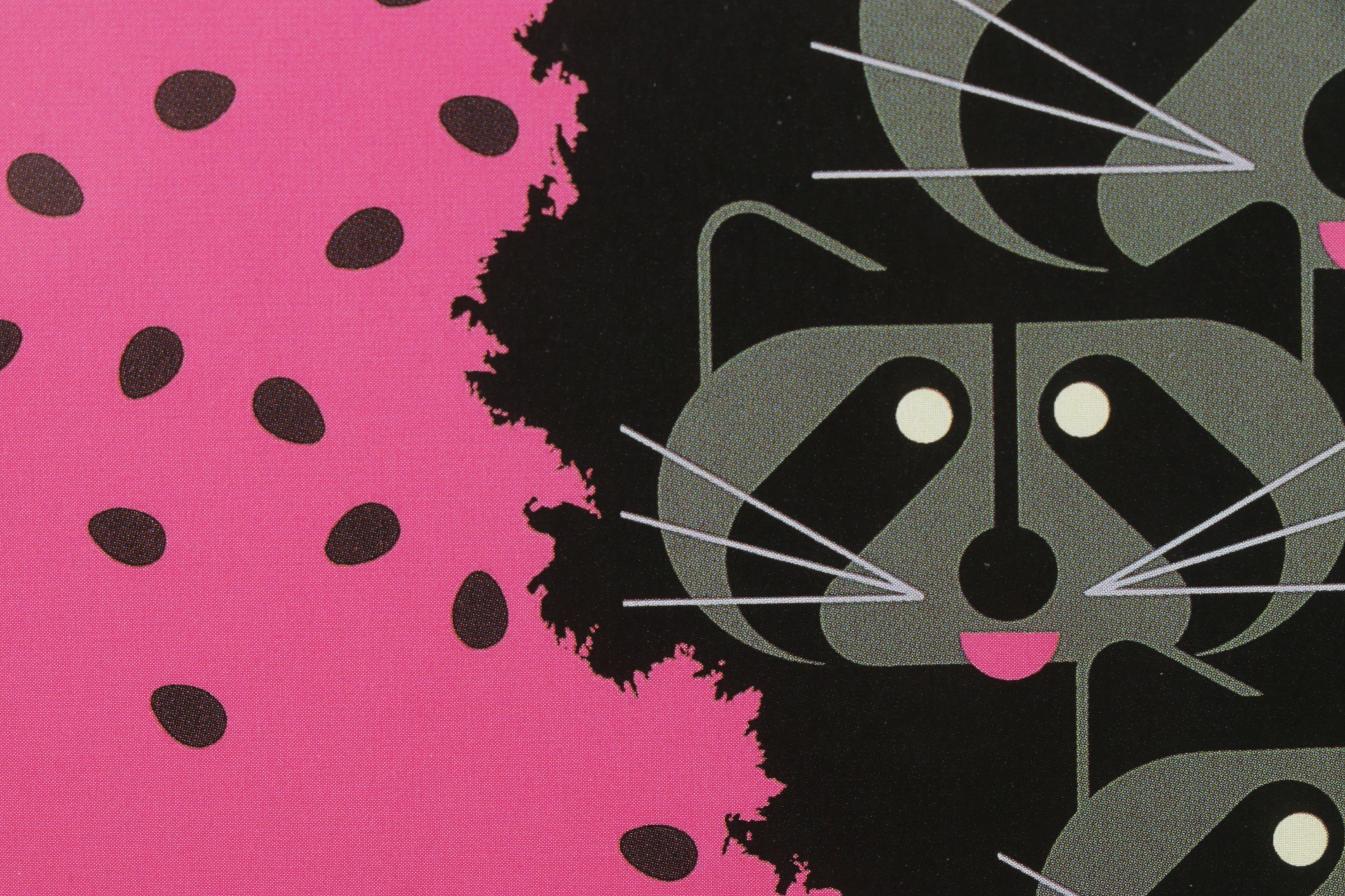 Offset Lithograph after Charley Harper "Watermelon Moon"