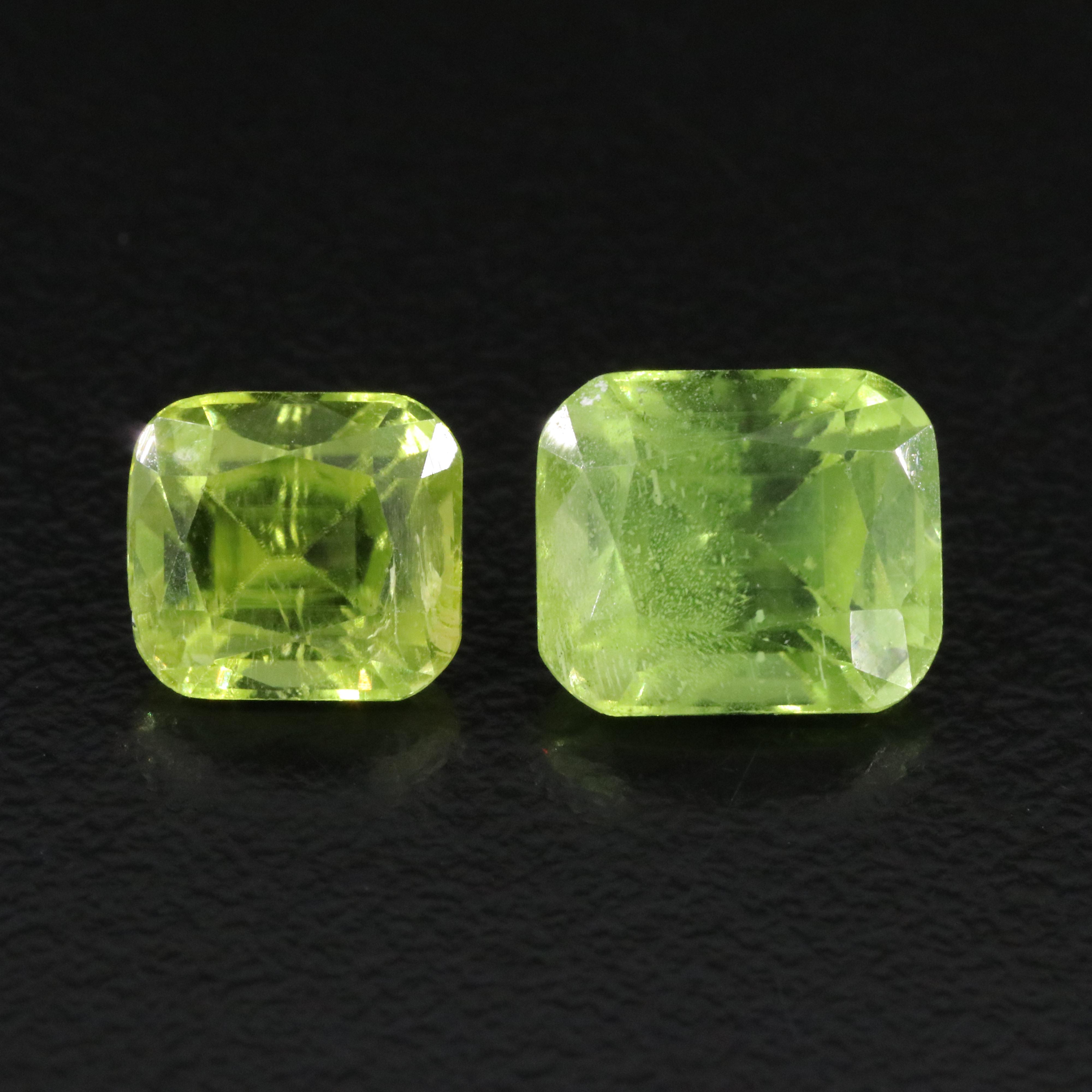 Loose 6.84 CT Peridots