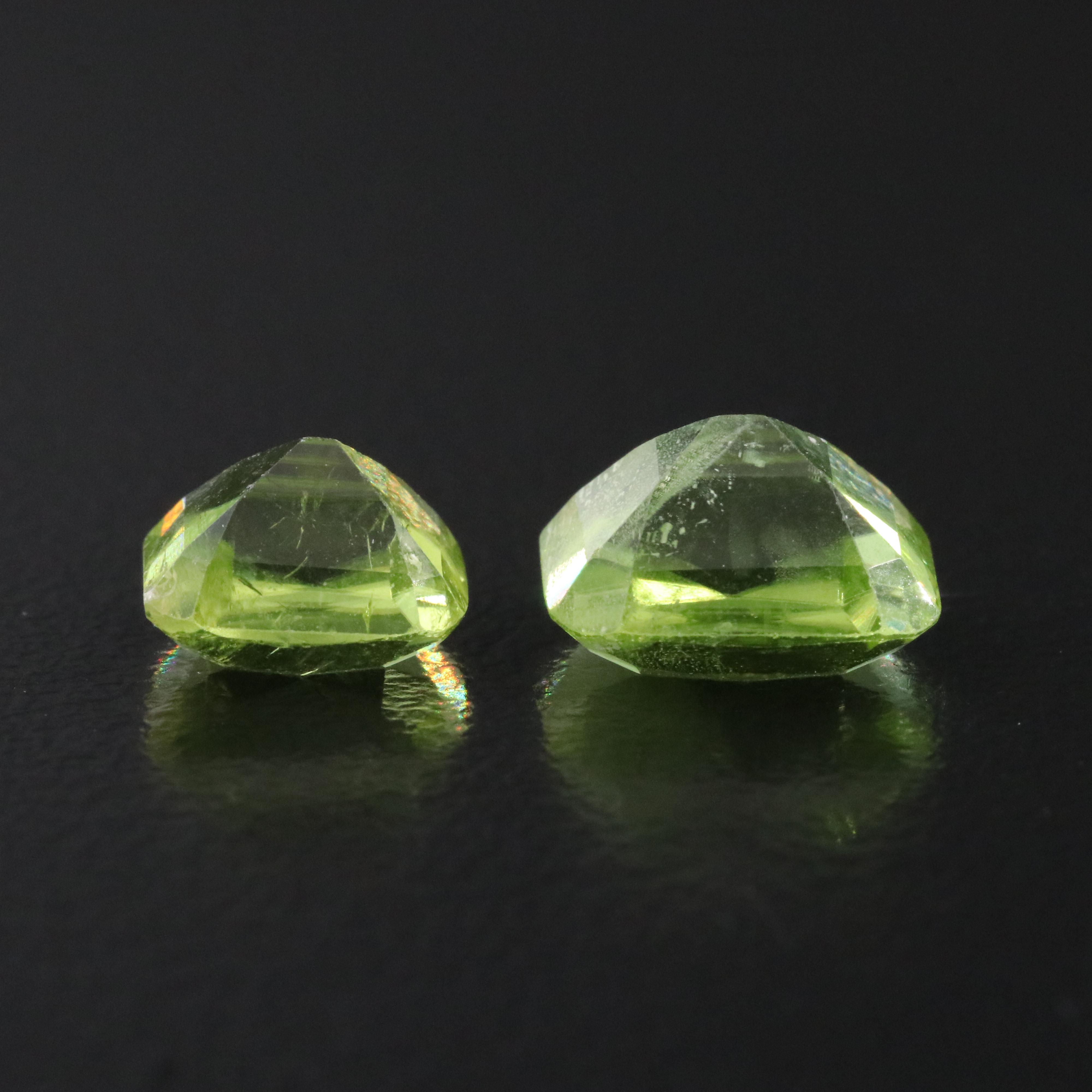 Loose 6.84 CT Peridots