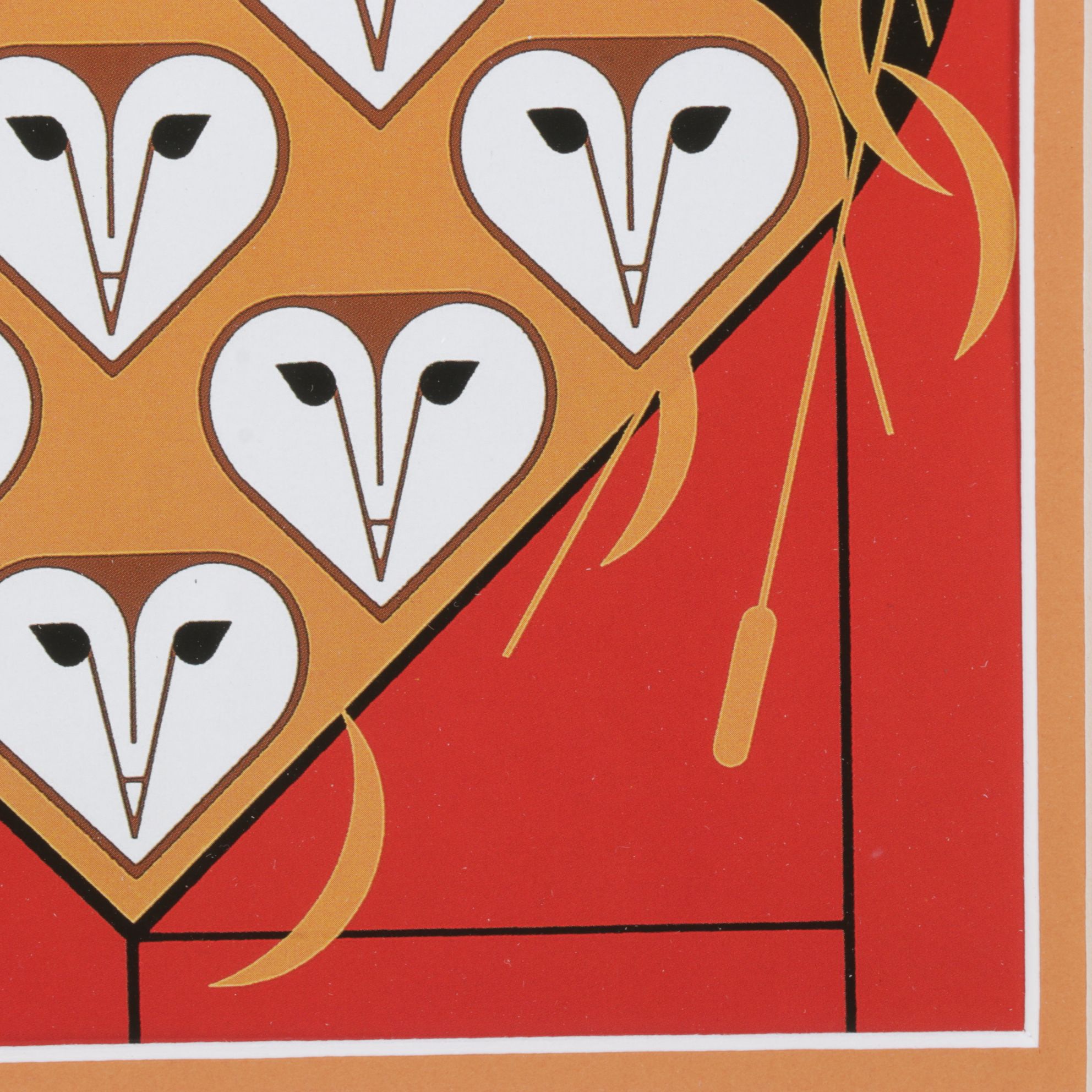 Charley Harper Offset Lithograph "Vowlentine", 1985