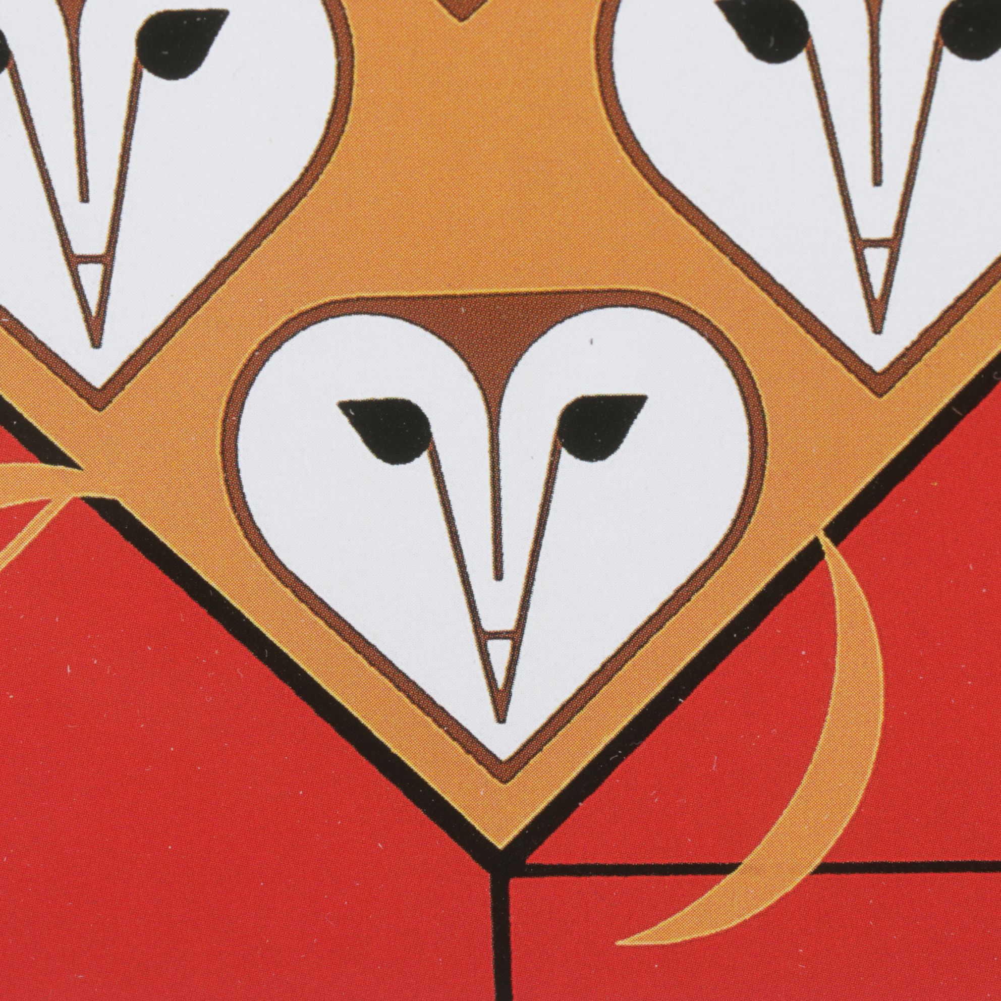 Charley Harper Offset Lithograph "Vowlentine", 1985