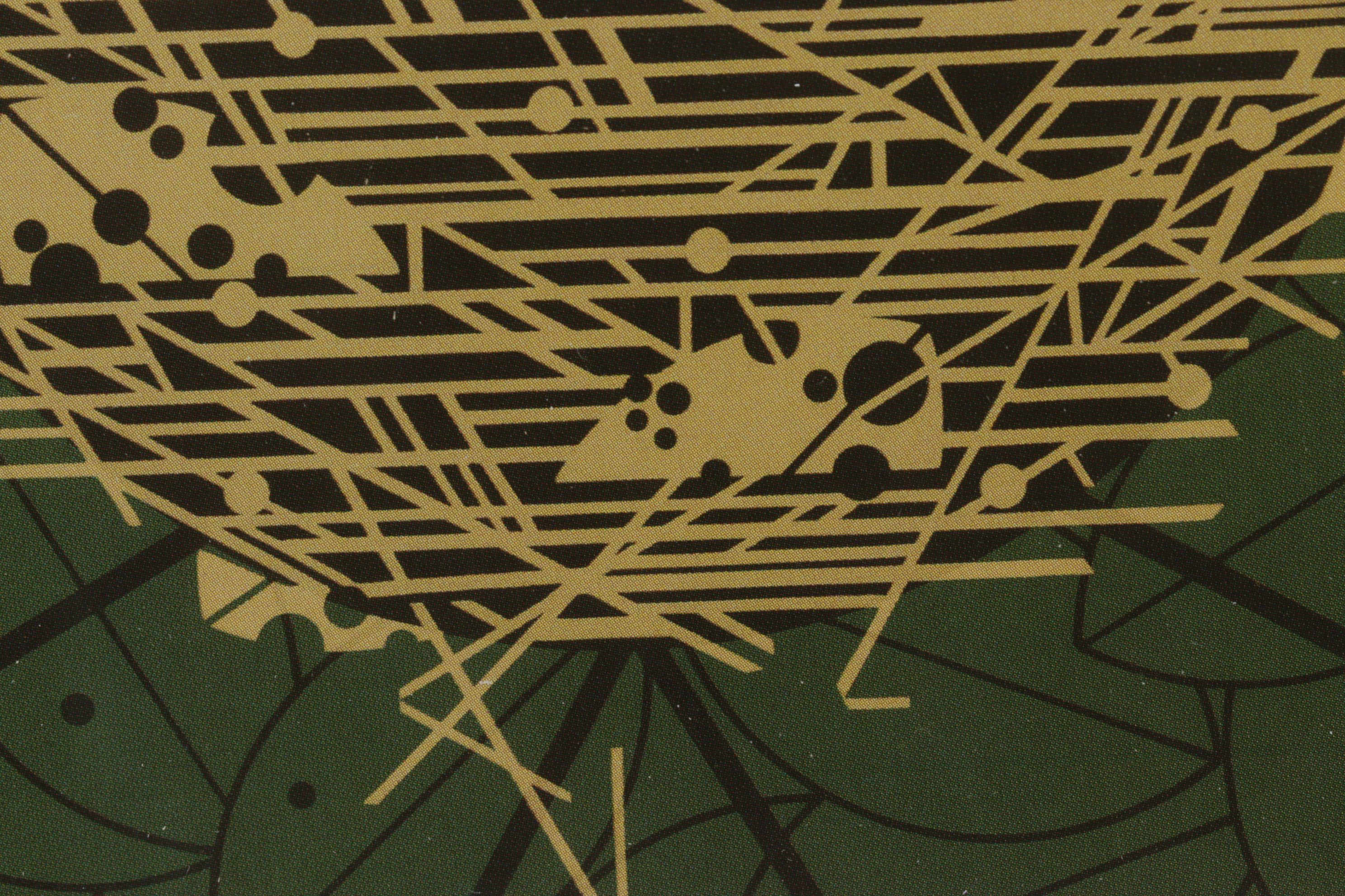 Charley Harper Offset Lithograph "Cardinal Cradle", 1991