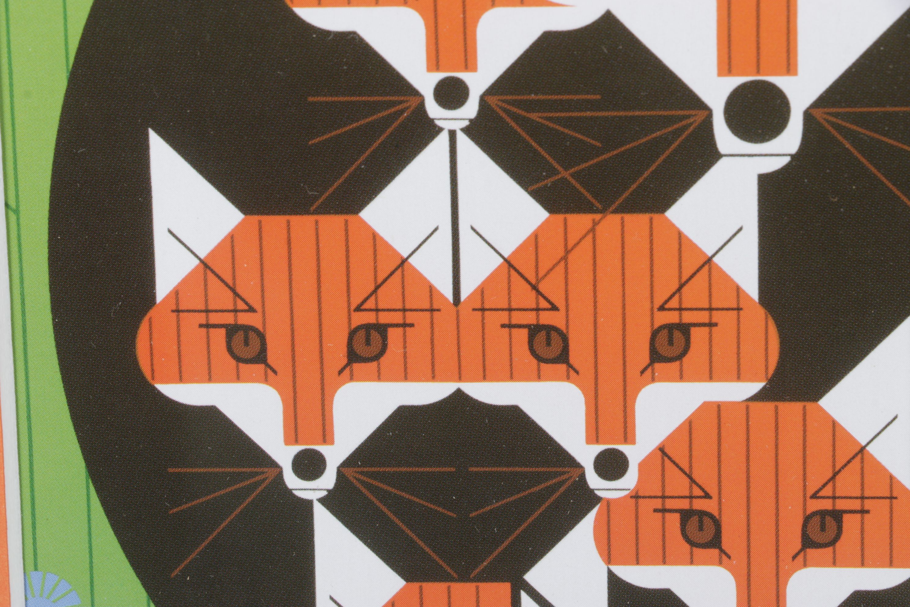 Charley Harper Offset Lithograph "Foxsimiles", 1981