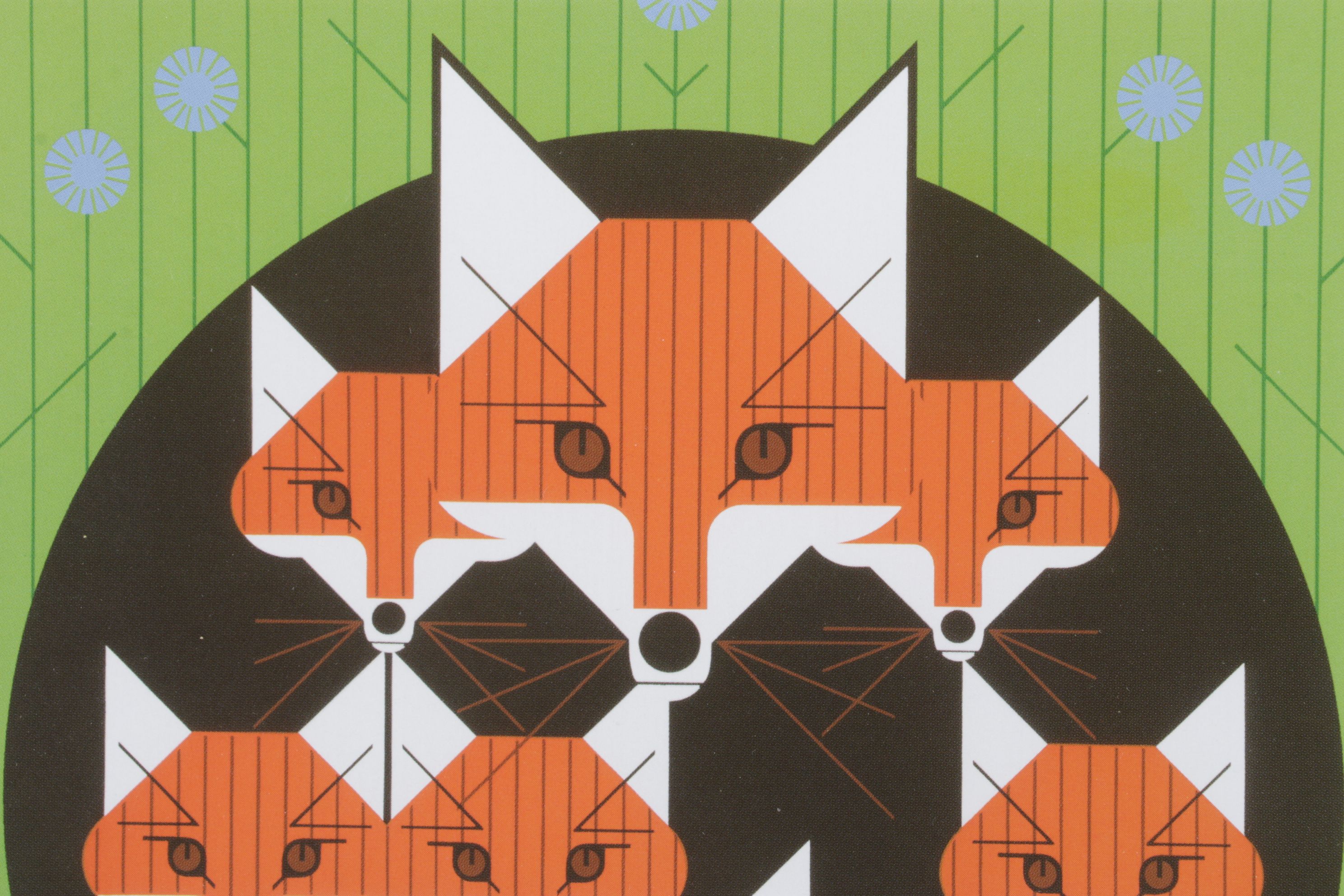 Offset Lithograph after Charley Harper "Foxsimiles"