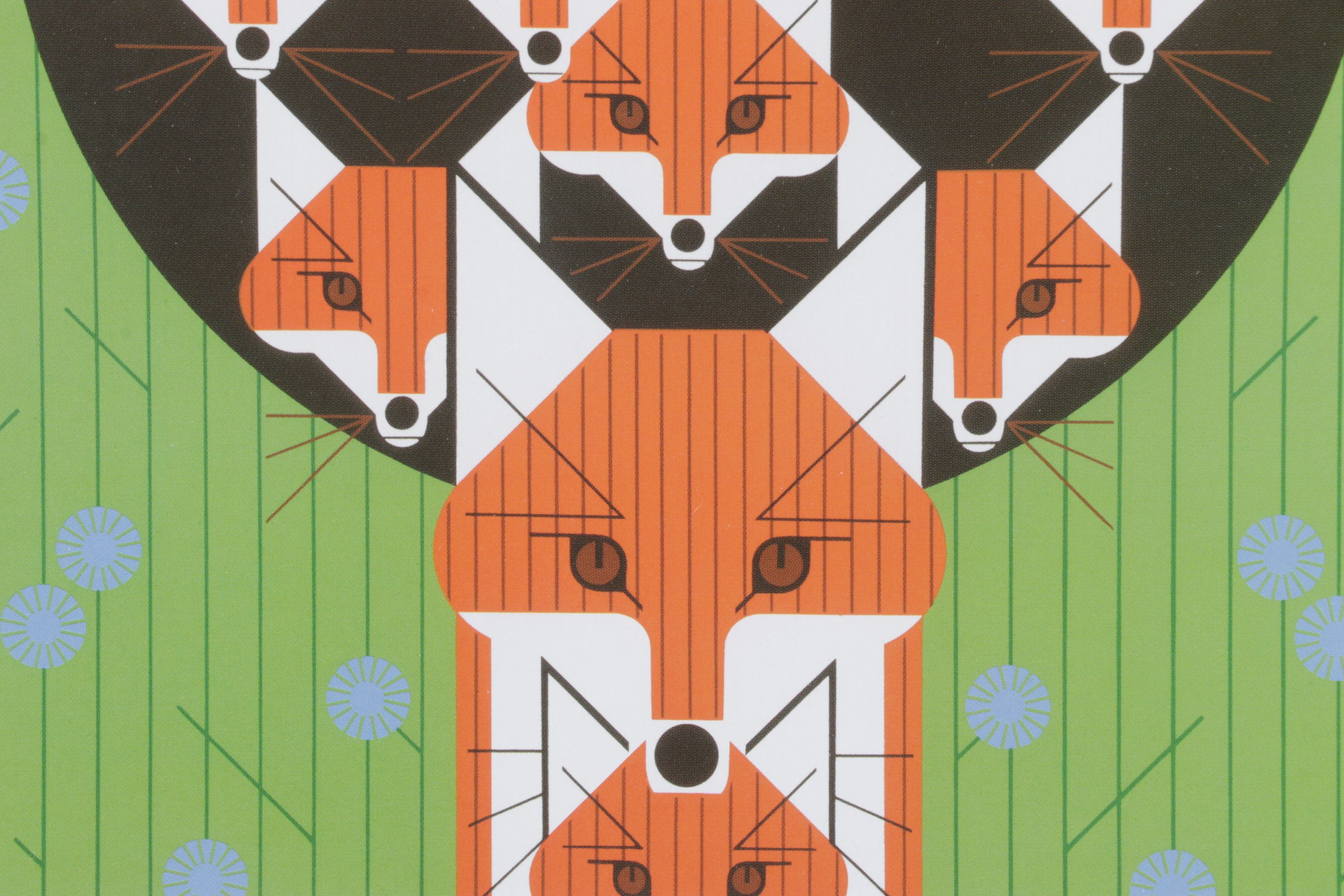 Offset Lithograph after Charley Harper "Foxsimiles"