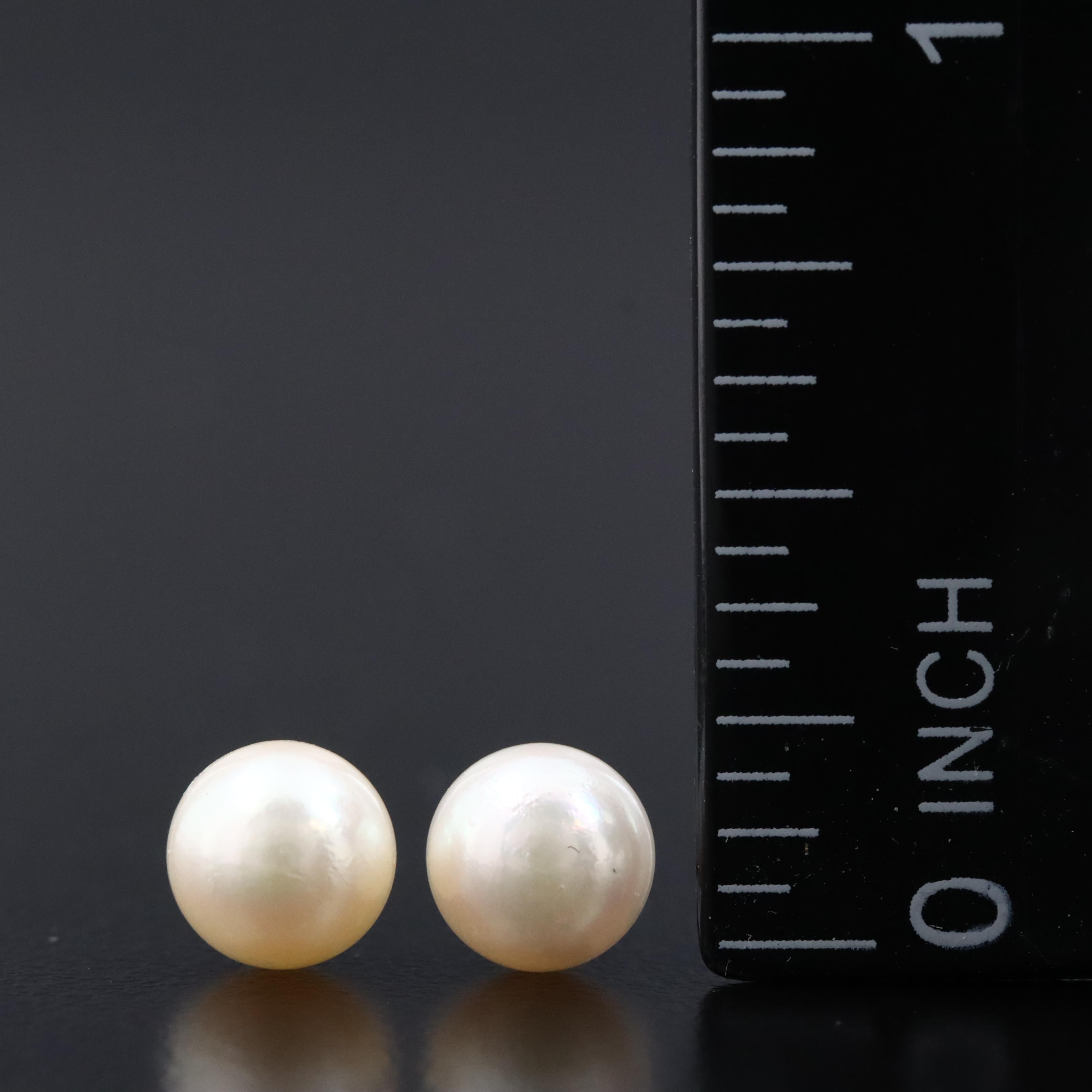 14K Pearl Earrings