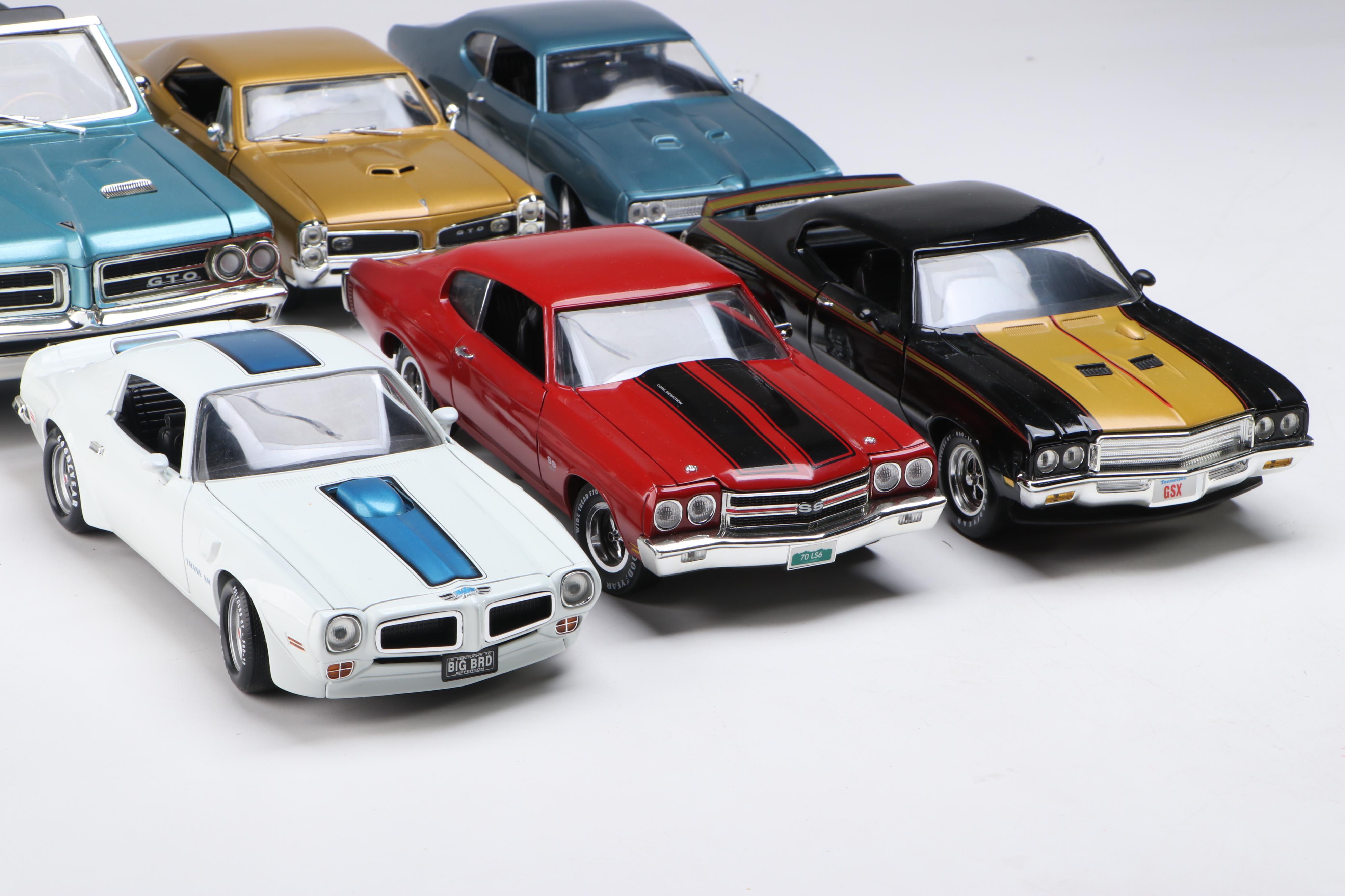Ertl Pontiac Trans Am and Other Diecast Vintage Cars
