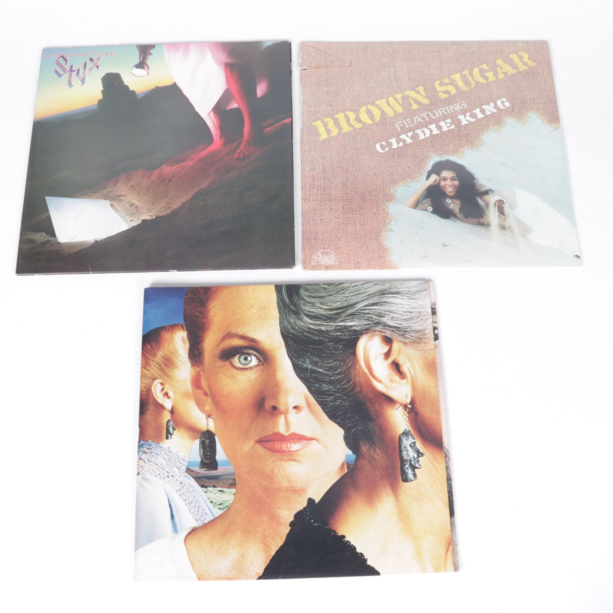 Moody Blues, Diva Gray & Oyster and Casablanca in Set of Vinyl Record Albums