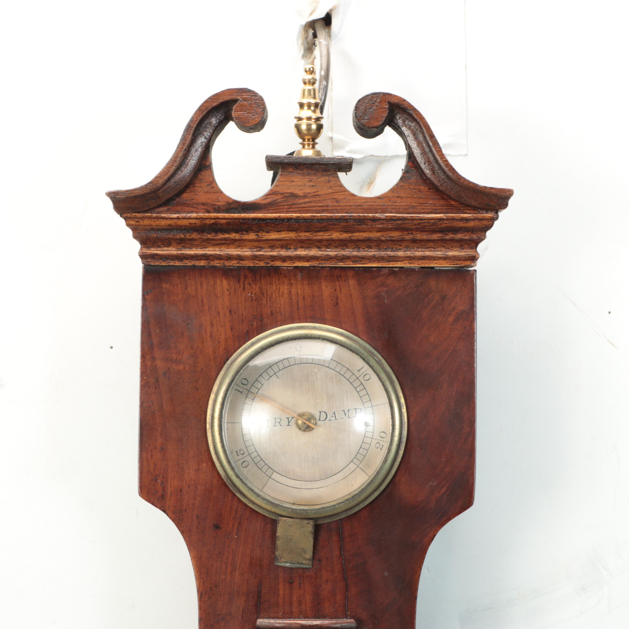 Dring & Fage Victorian Style Wood Wall Barometer
