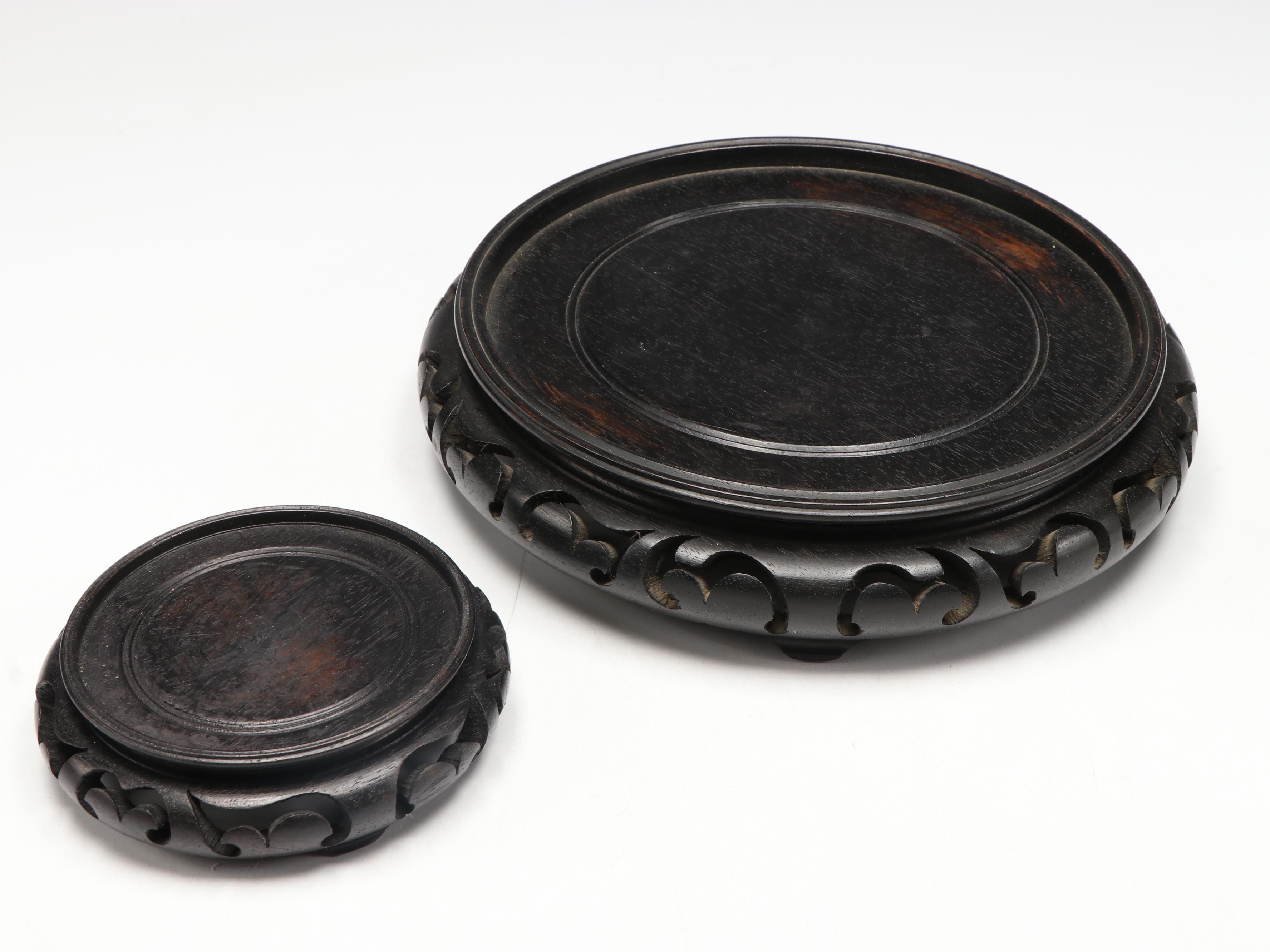 Chinese Porcelain Vase with Embroidered Silk Phoenix and Other Décor