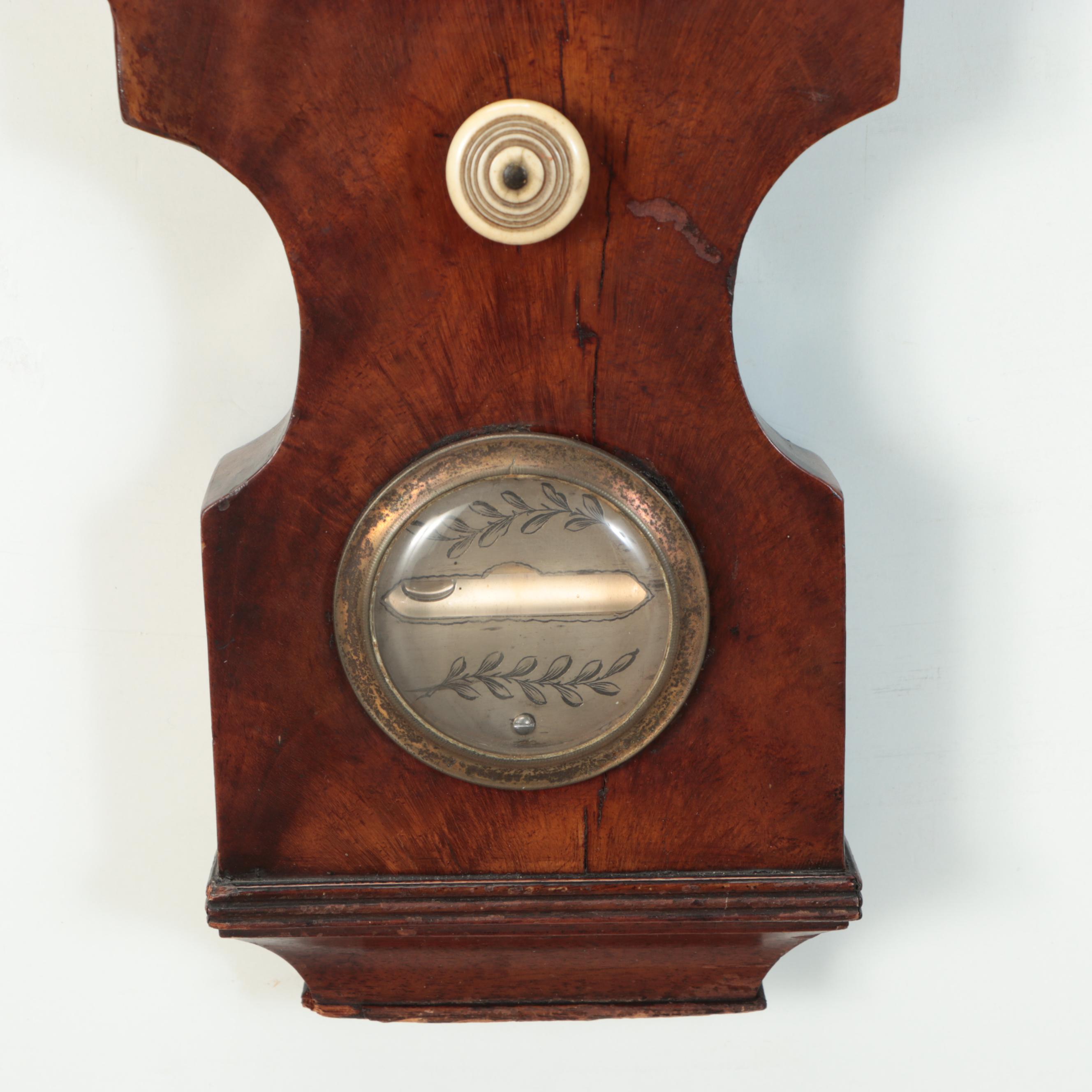 Dring & Fage Victorian Style Wood Wall Barometer