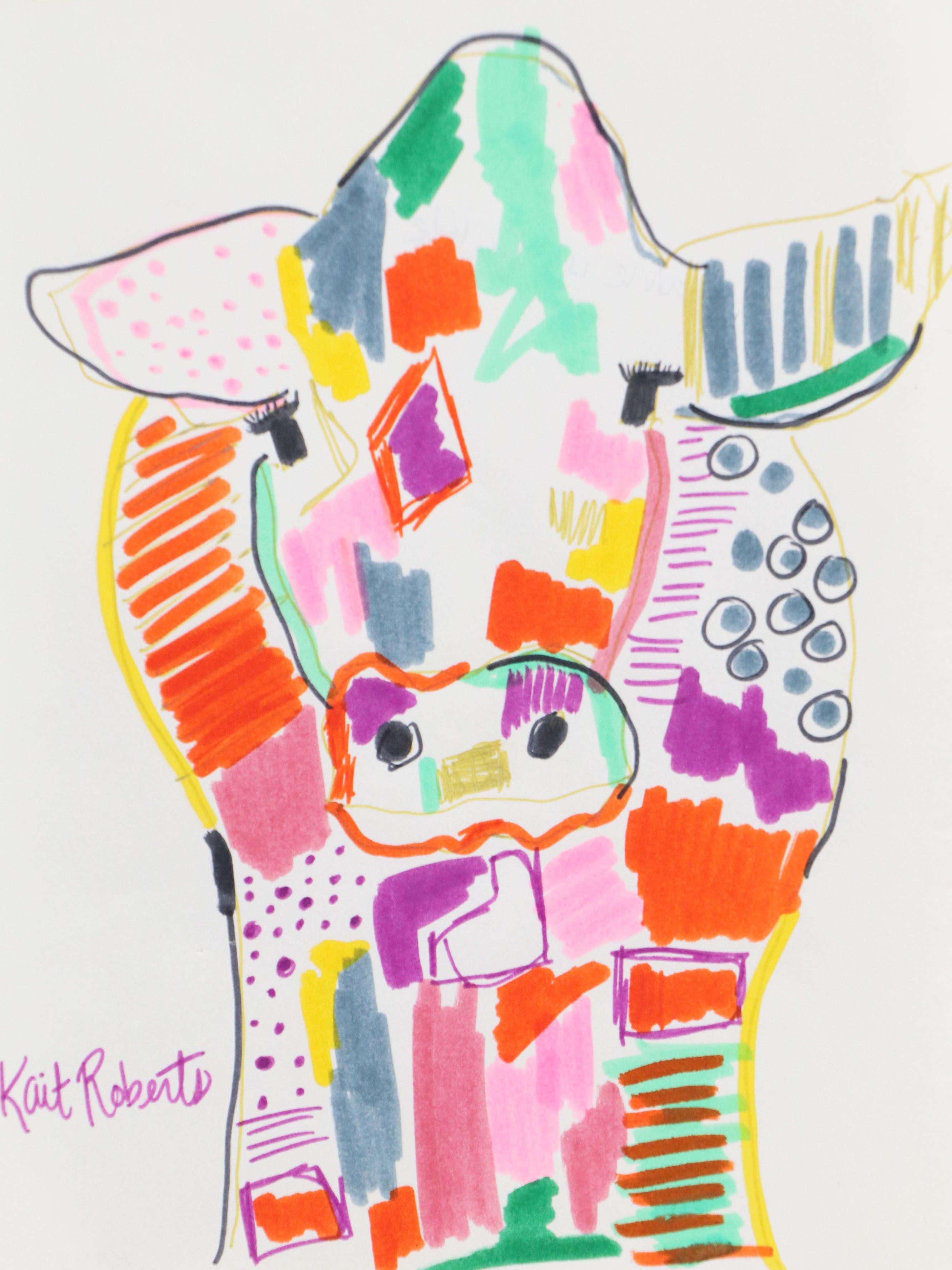 Kait Roberts Mixed Media Paintings "Dream Lover" and More, 21st Century