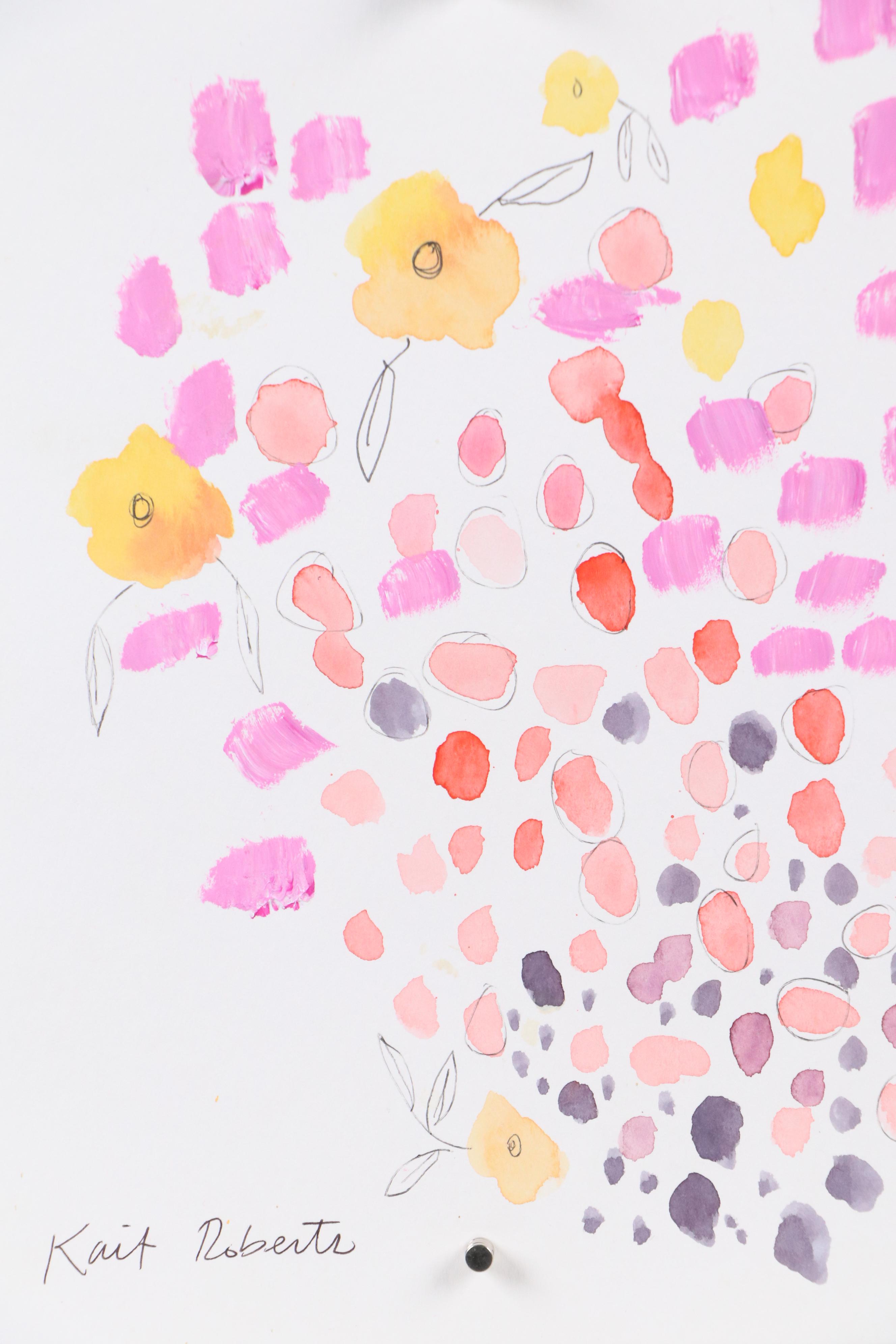 Kait Roberts Mixed Media Paintings "Dream Lover" and More, 21st Century