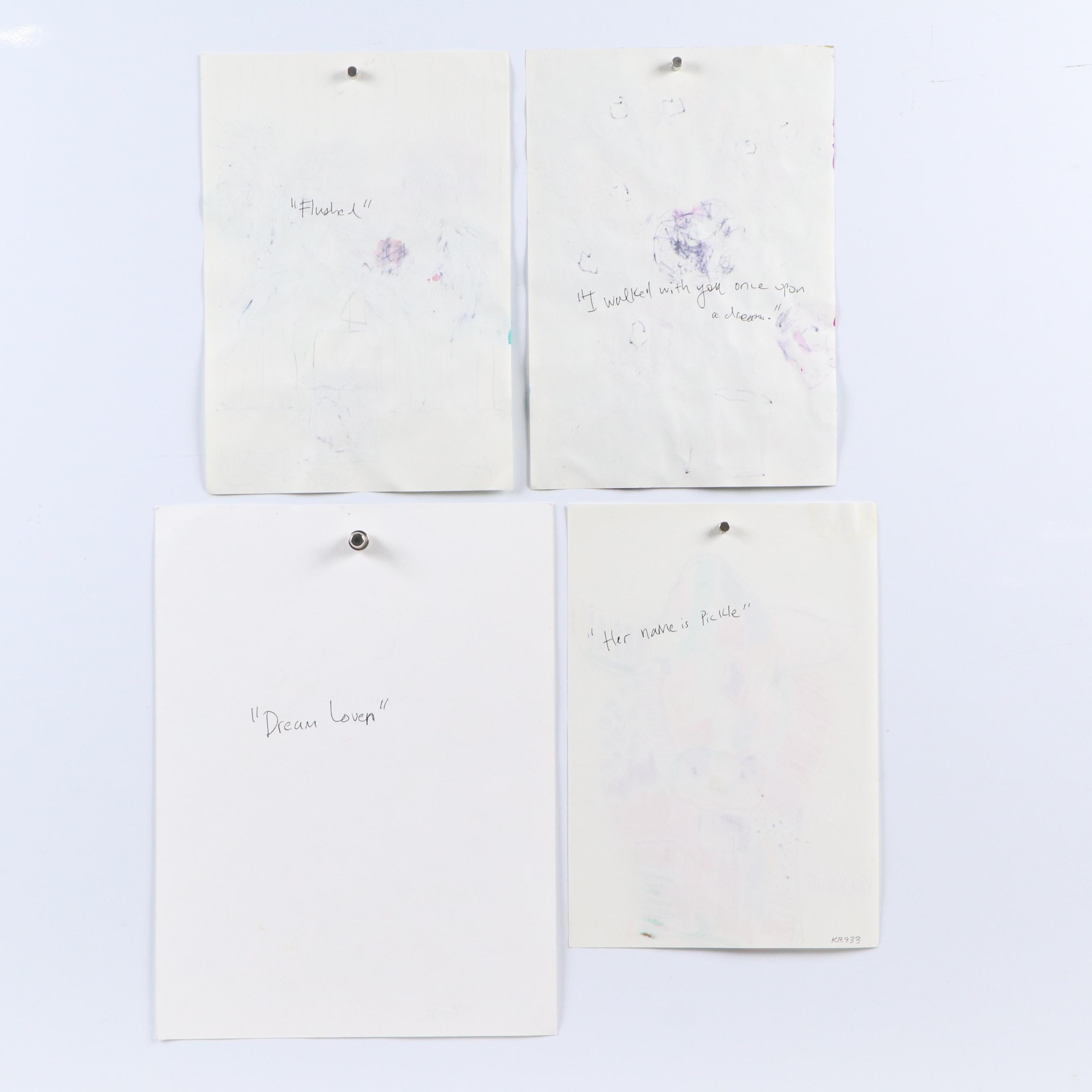 Kait Roberts Mixed Media Paintings "Dream Lover" and More, 21st Century