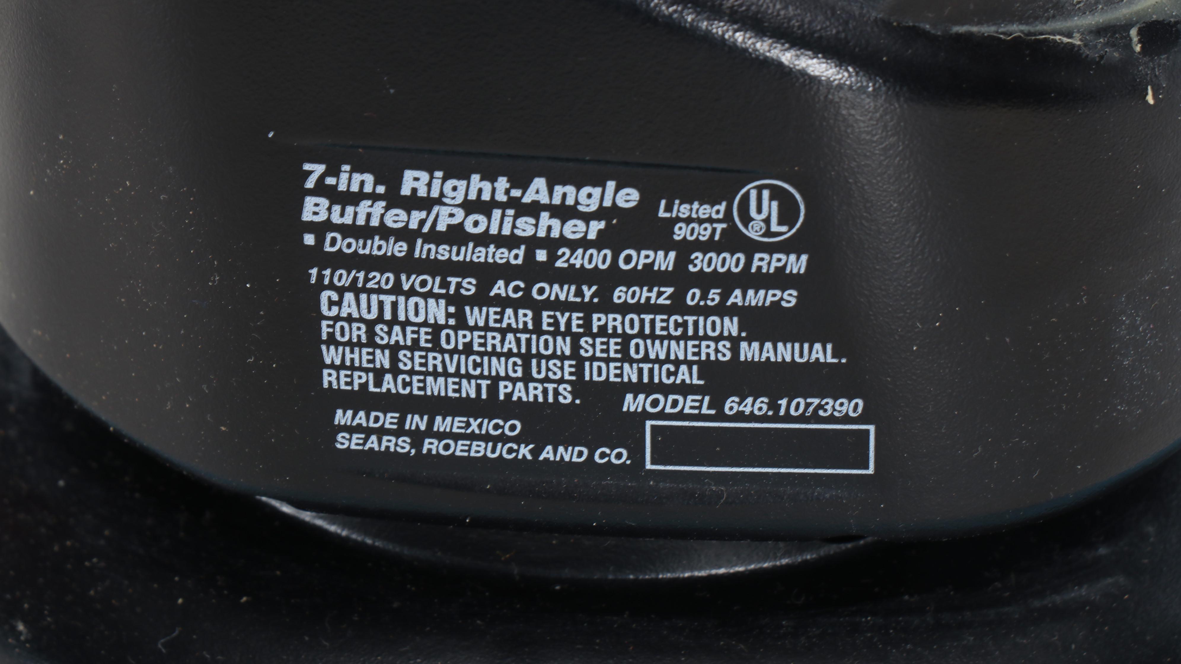 Craftsman 7" Right-Angle Buffer/Polisher with Belt Sander and More