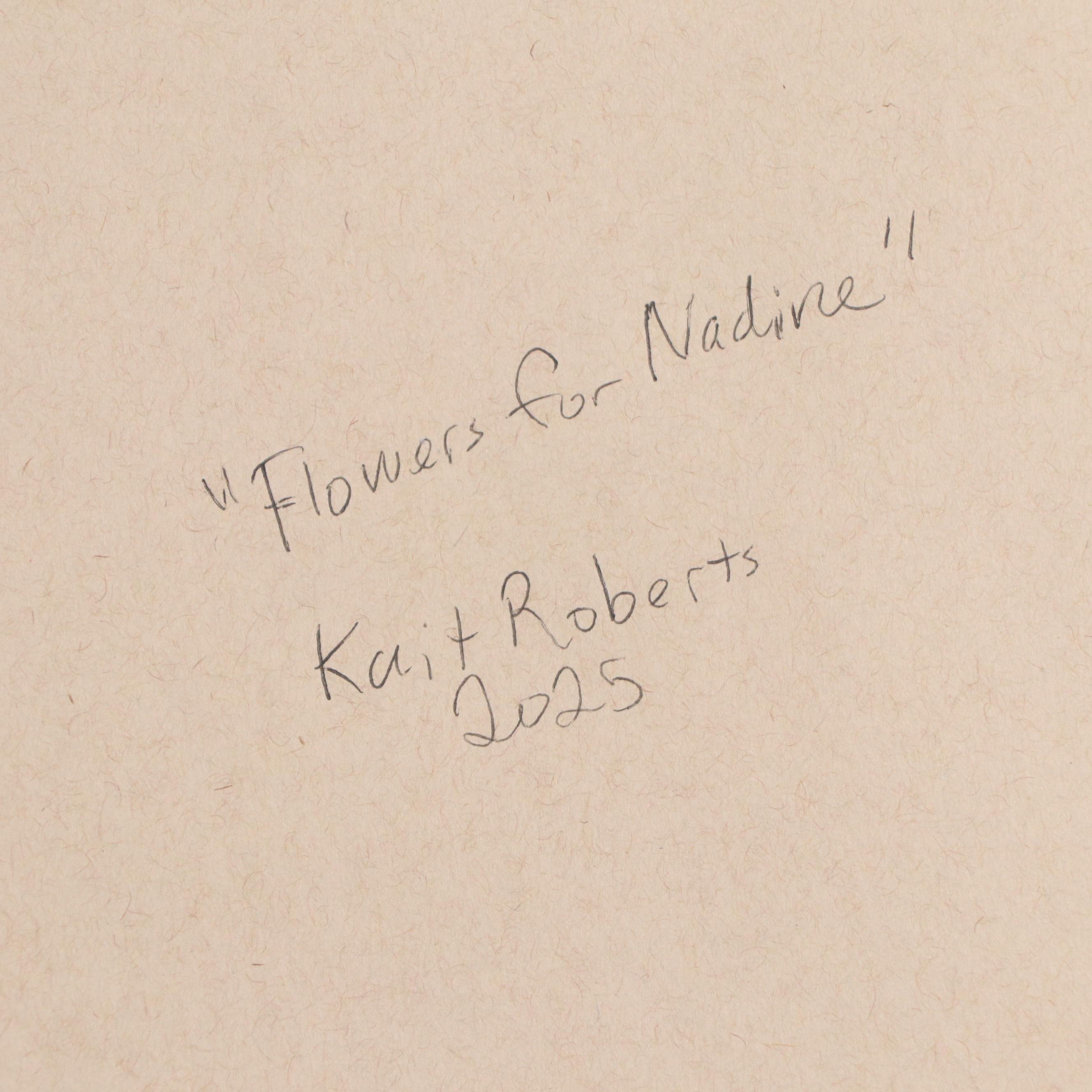 Kait Roberts Mixed Media Drawings "Honey Dew Melon" and More, 2025