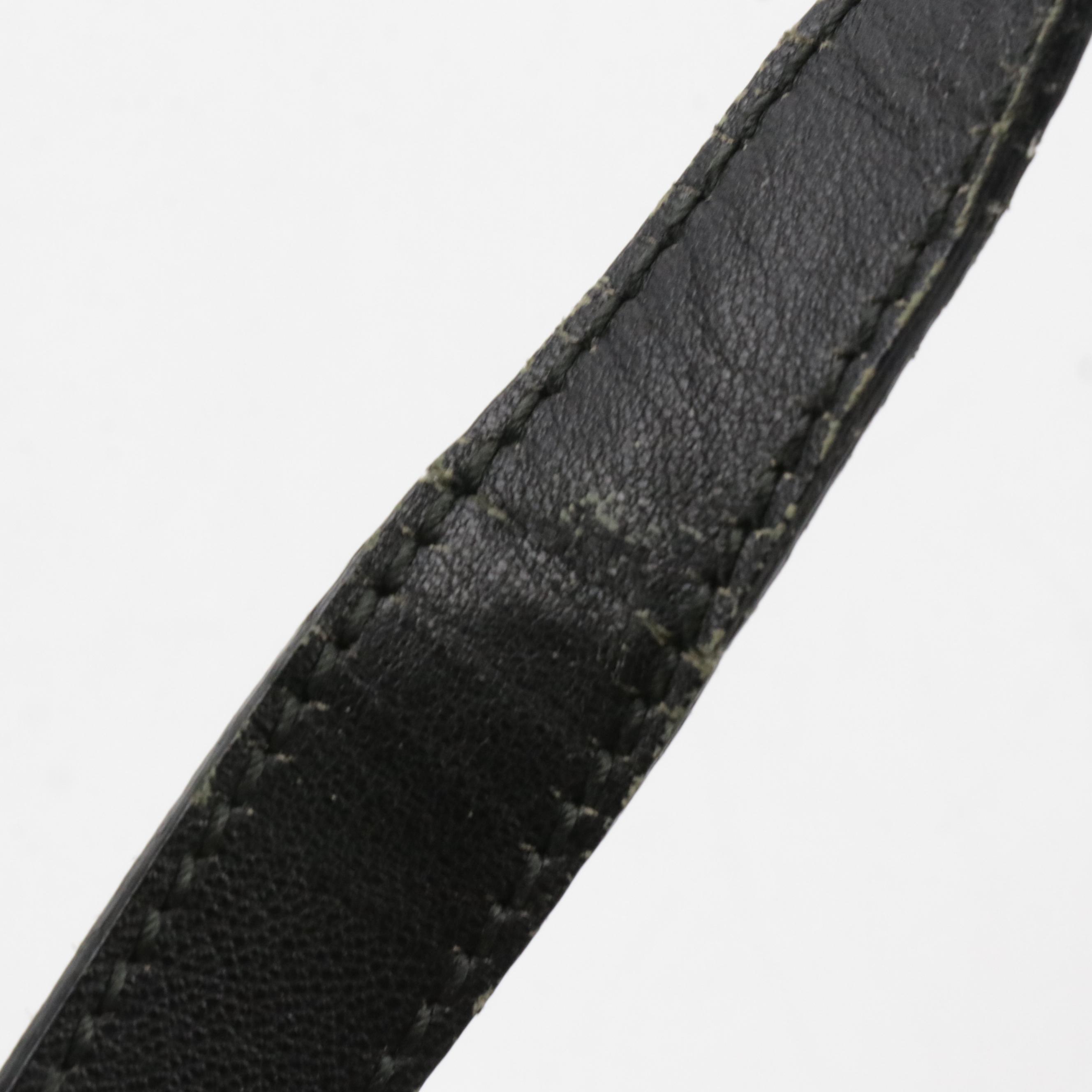 Gucci Jolicoeur Crossbody Bag in Black GG Nylon Canvas and Leather Trim