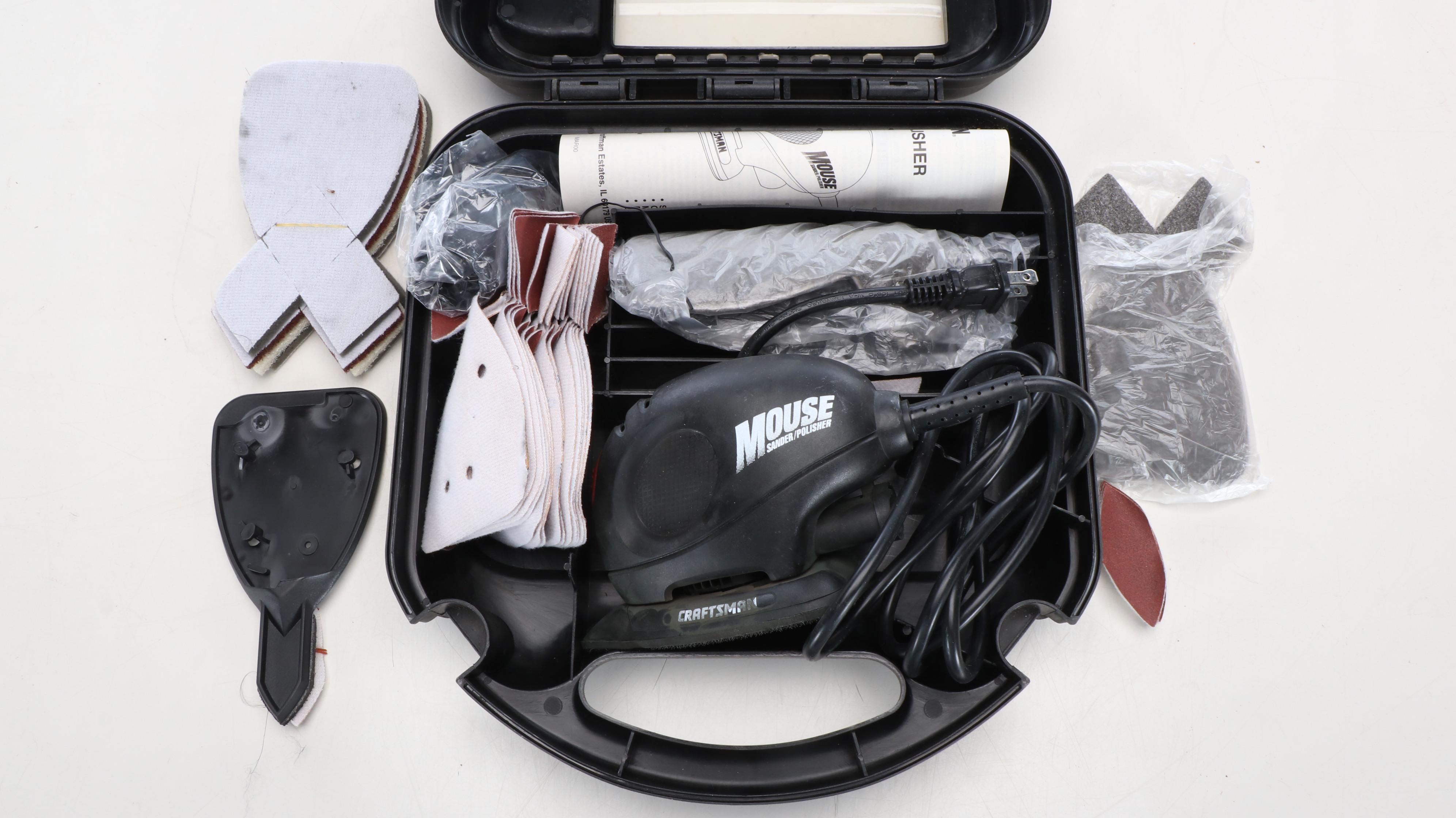 Craftsman 7" Right-Angle Buffer/Polisher with Belt Sander and More