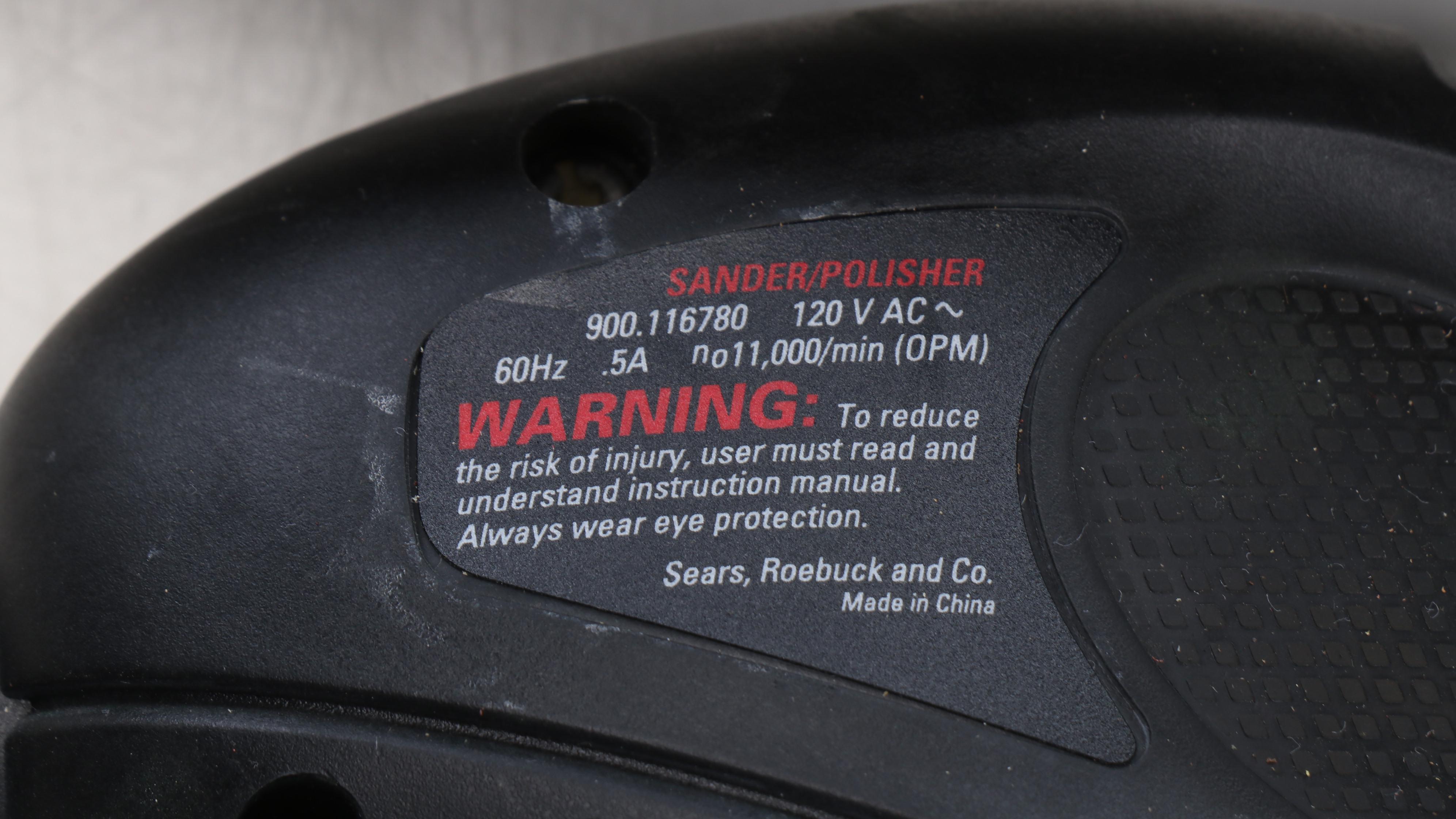 Craftsman 7" Right-Angle Buffer/Polisher with Belt Sander and More