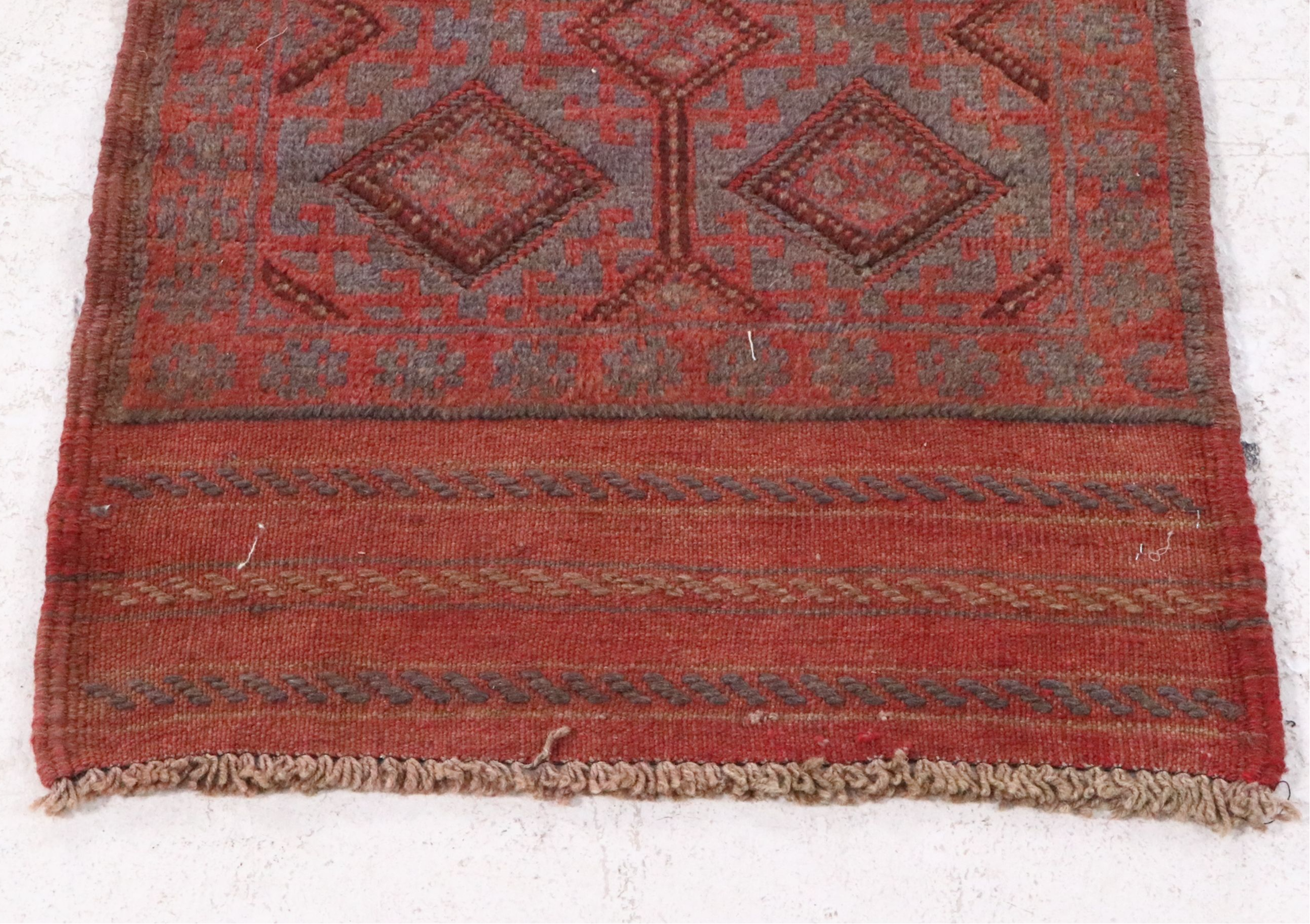 2' x 8'4 Handwoven Afghan Mashwani Carpet Runner