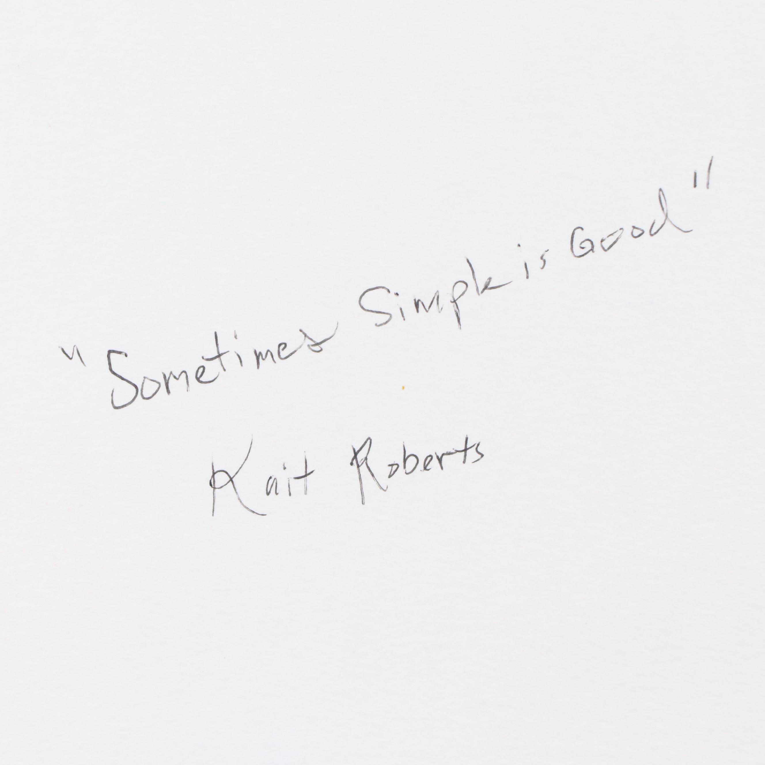 Kait Roberts Mixed Media Paintings "Blueberry" and More, 2024