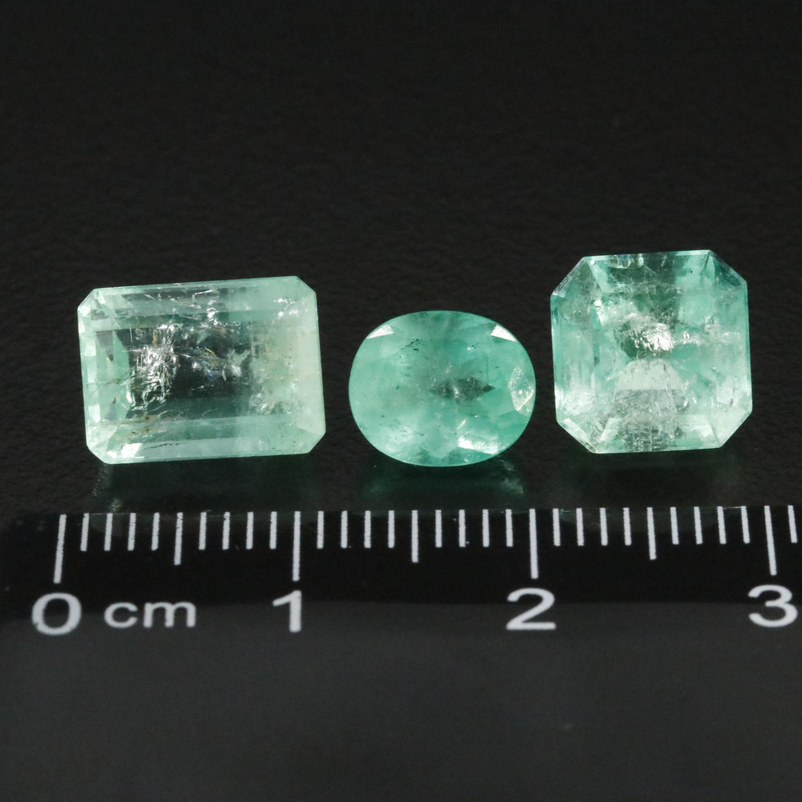 Loose 8.10 CTW Emeralds
