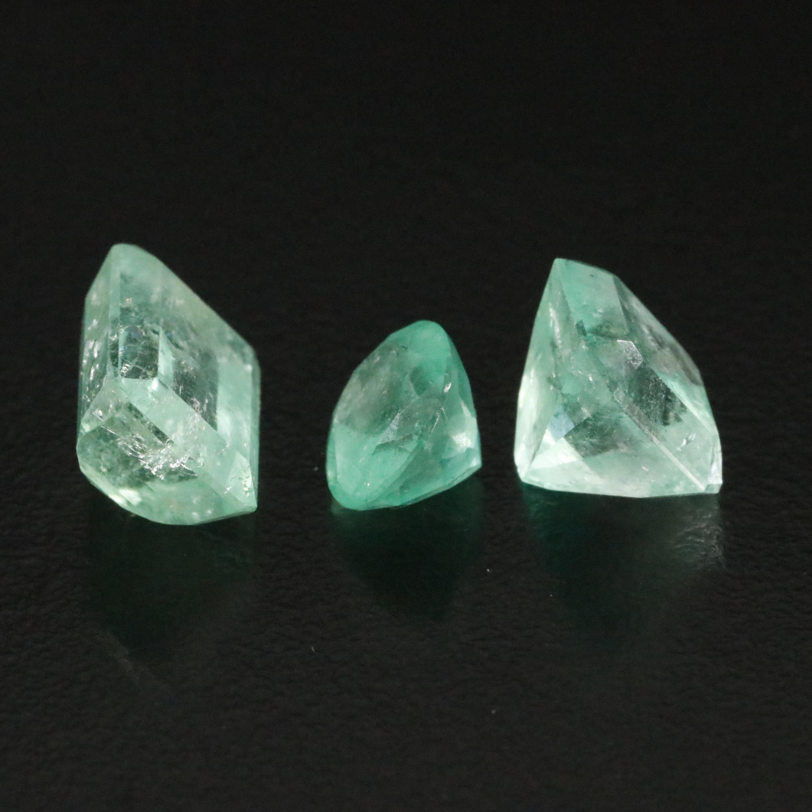 Loose 8.10 CTW Emeralds