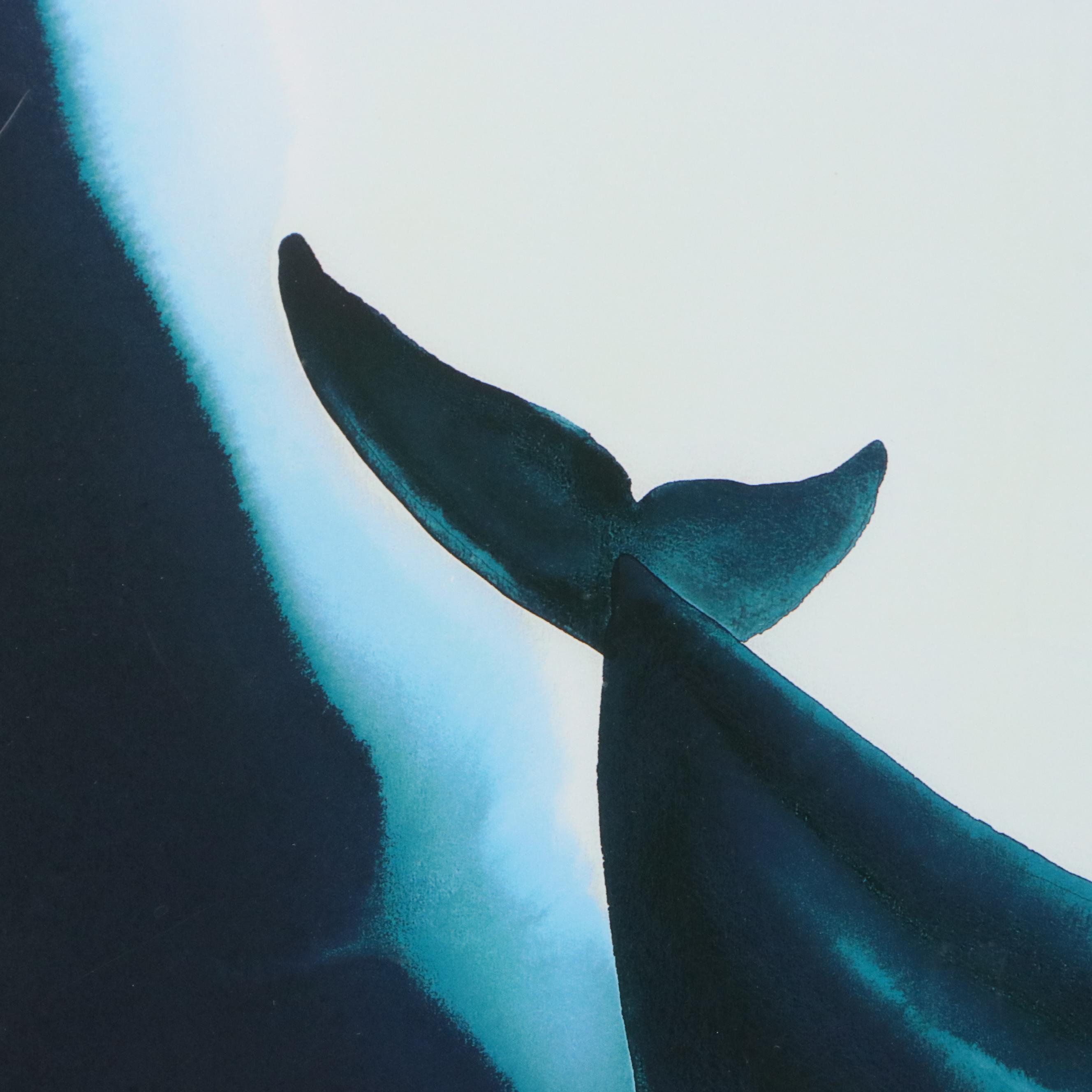 Robert Wyland Offset Lithograph of "Soulful Dolphin Waters," 2015