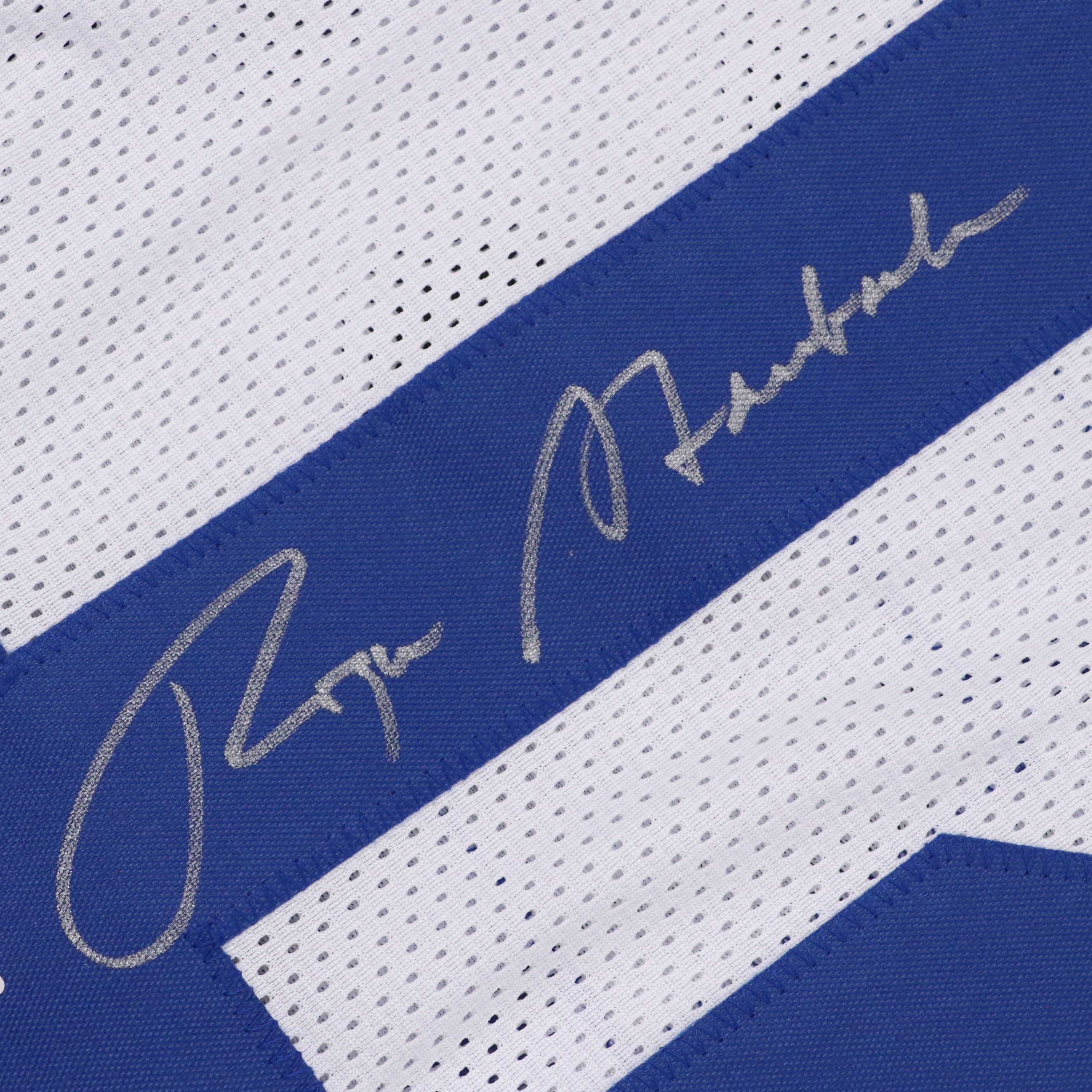 Roger Staubach Signed Dallas Cowboys Football Jersey, Beckett